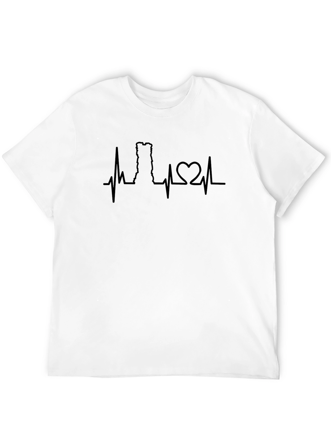 Vermont Heartbeat T-Shirt - Black
