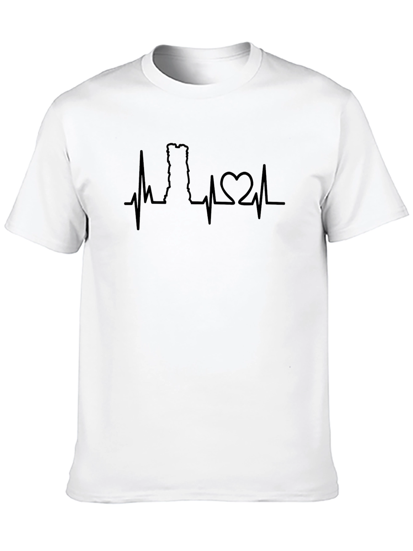 Vermont Heartbeat T-Shirt - Black