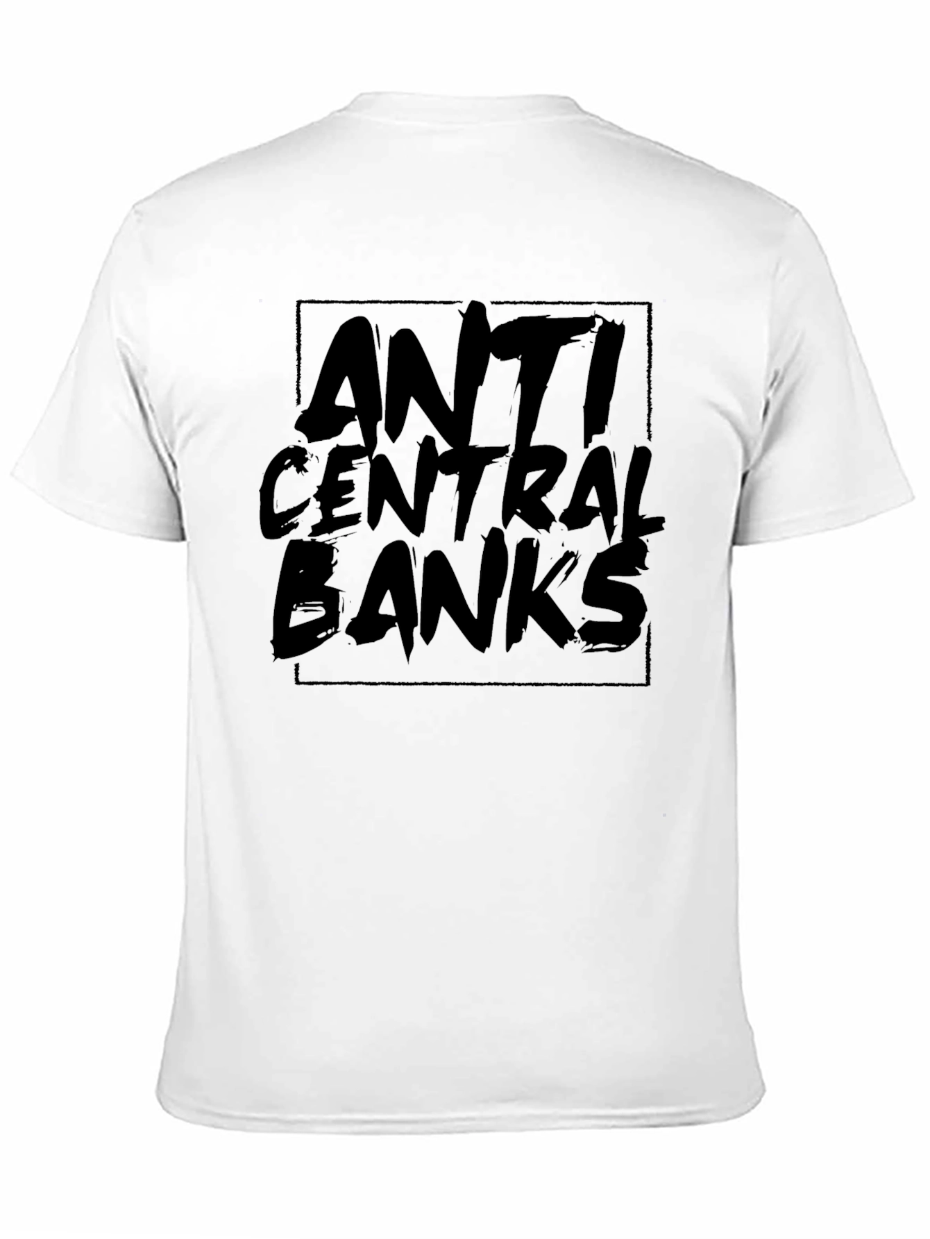 Anti Central Banks Graphic T-Shirt - Black