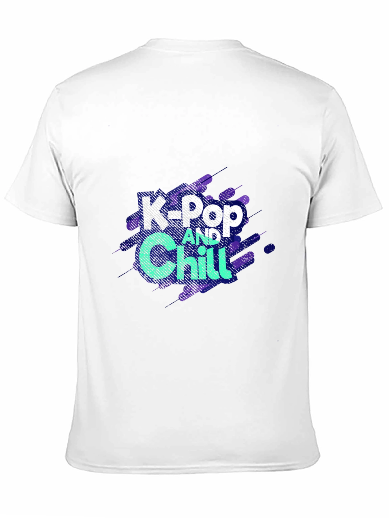 K-Pop and Chill Black Graphic Tee