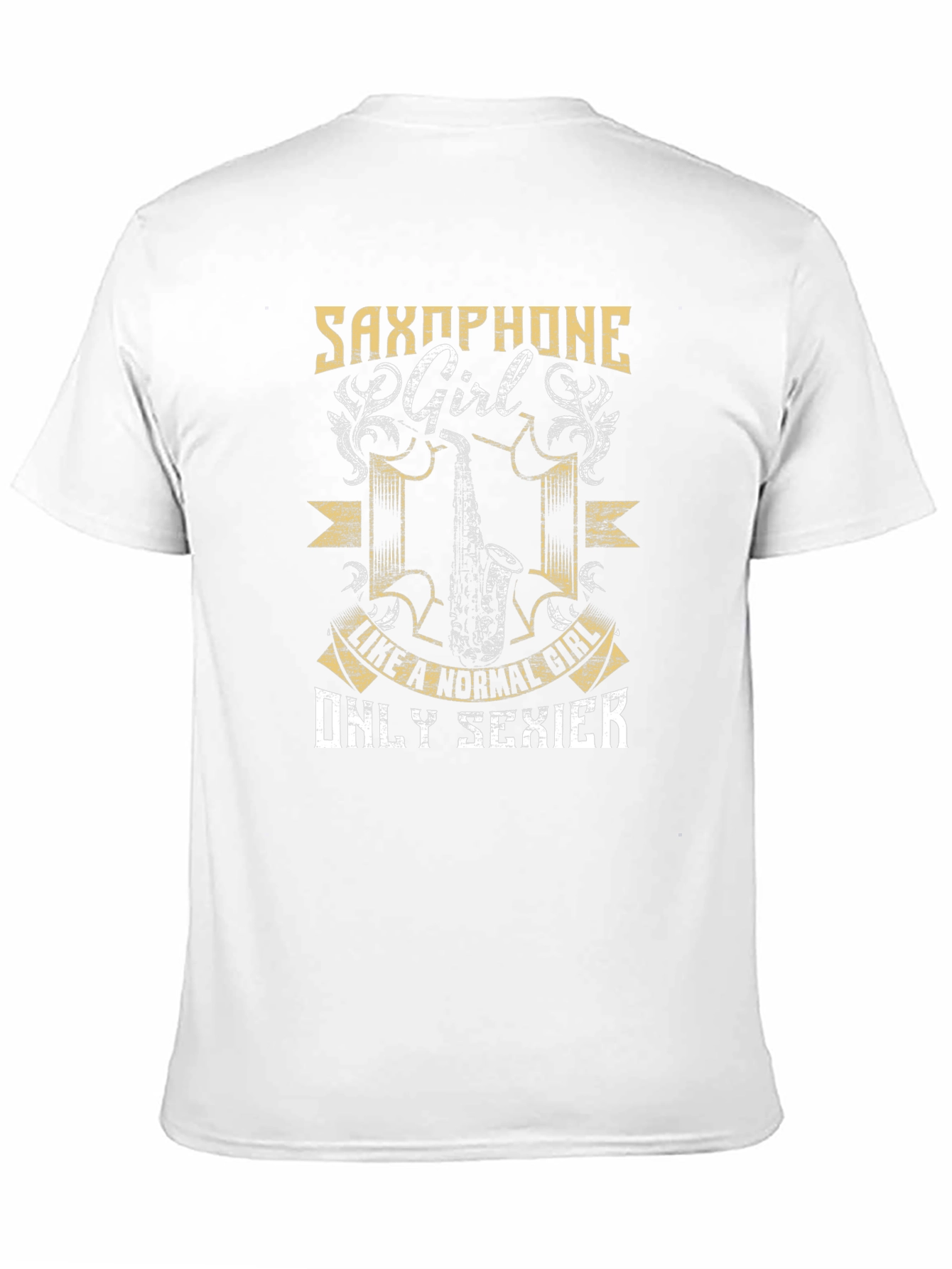 Saxophone Girl T-Shirt - Musician Tee