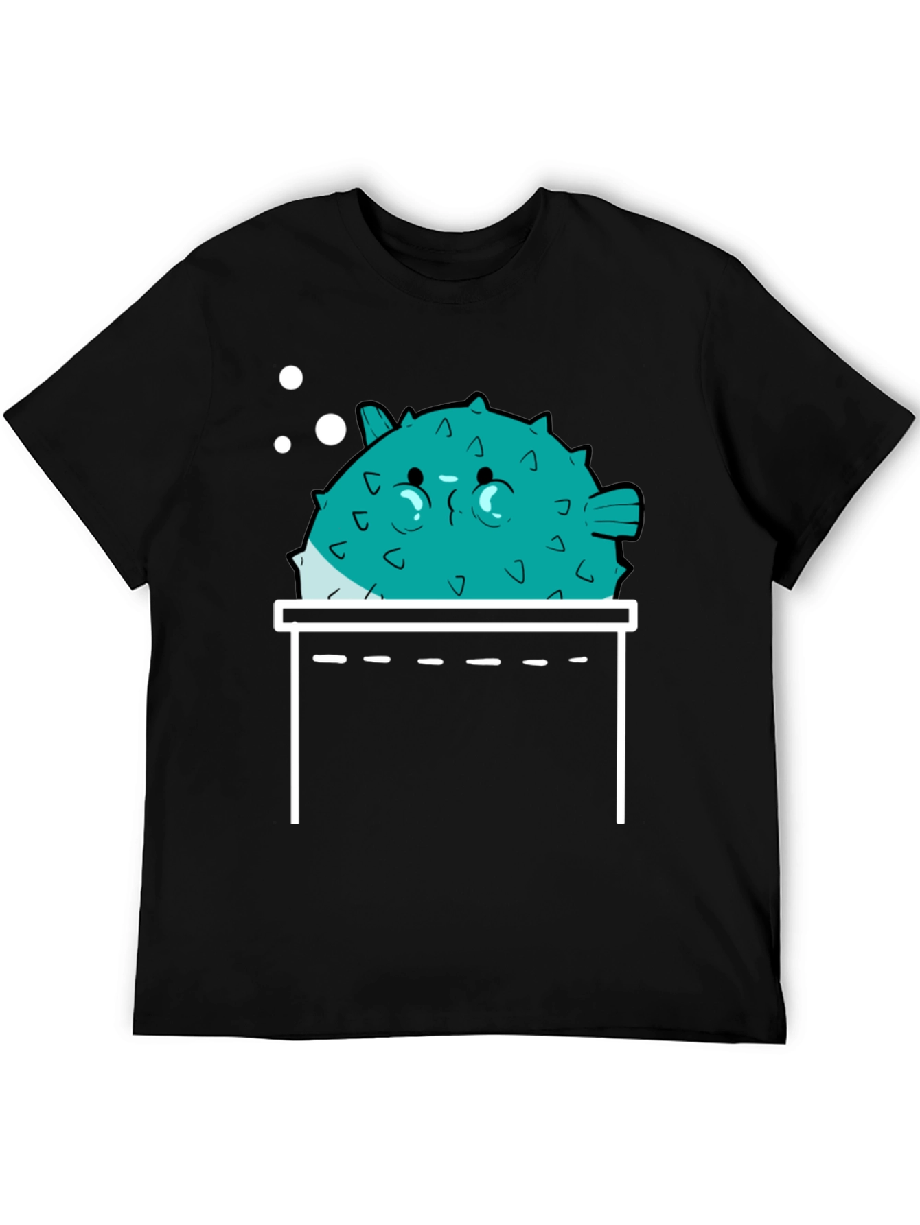 Puffer Fish Pocket Print T-Shirt - Mens Graphic Tee