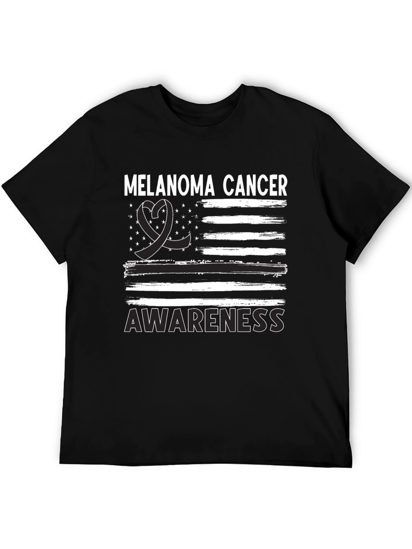 Melanoma Cancer Awareness Graphic Tee