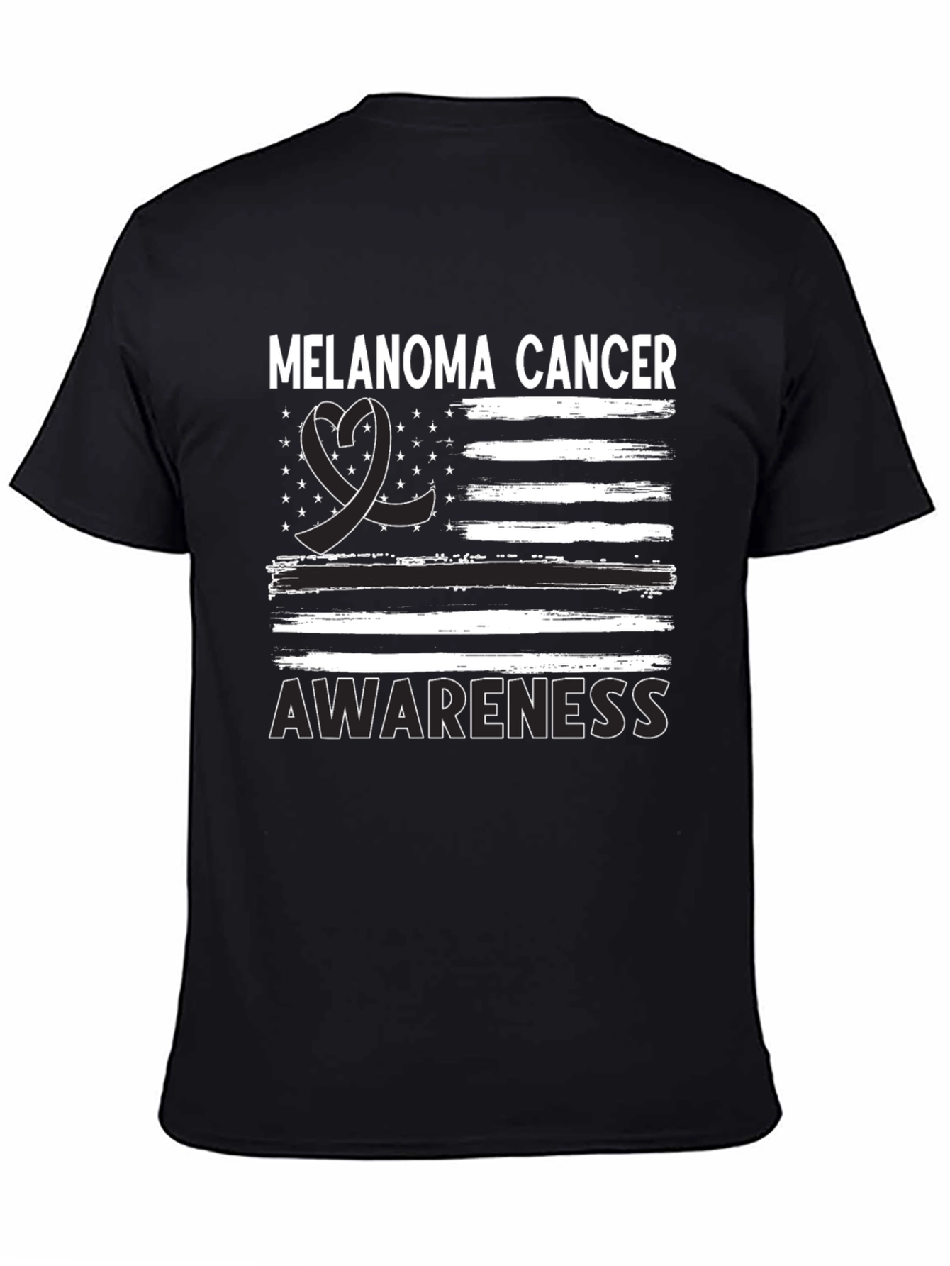 Melanoma Cancer Awareness Graphic Tee
