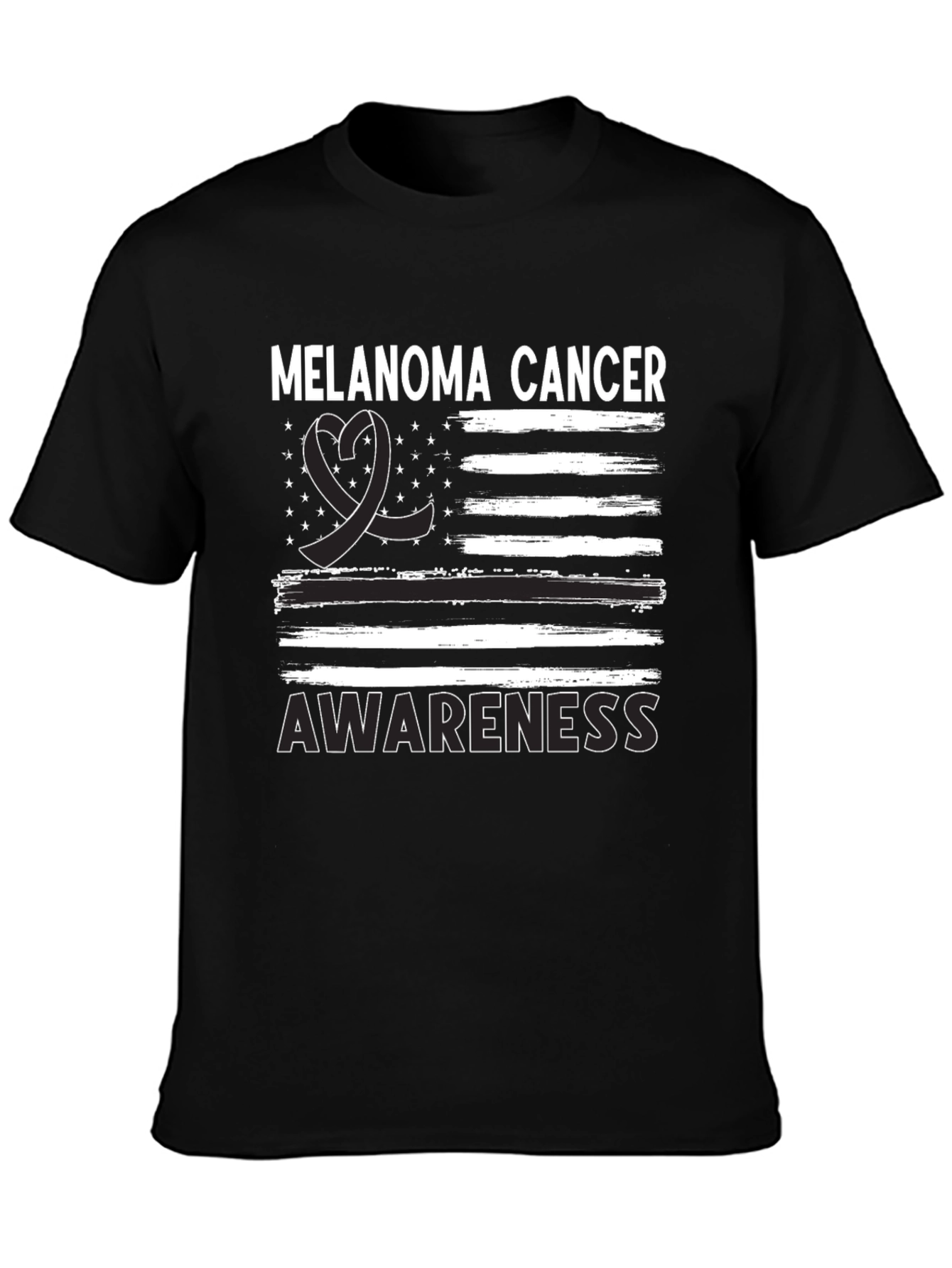 Melanoma Cancer Awareness Graphic Tee