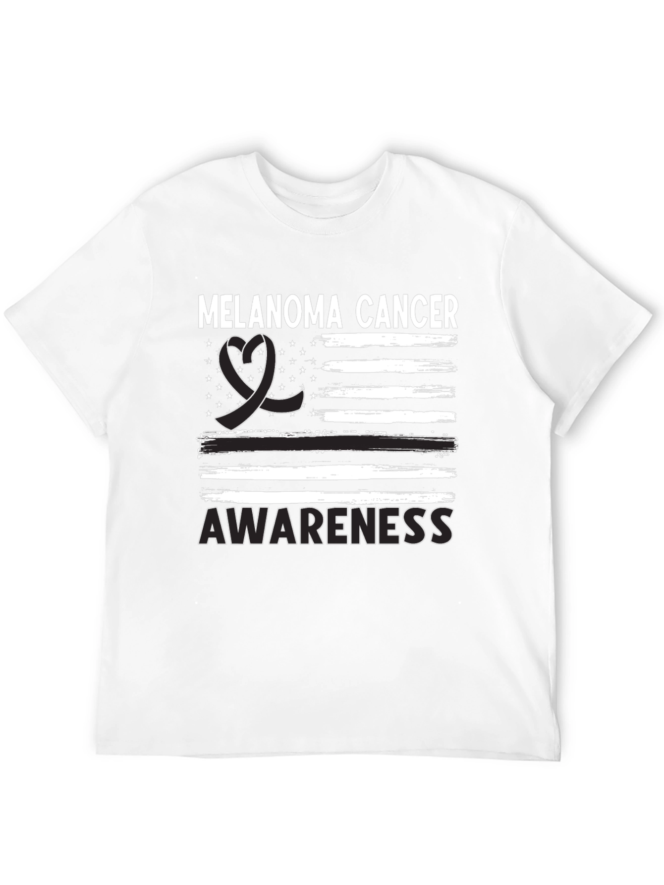 Melanoma Cancer Awareness Graphic Tee