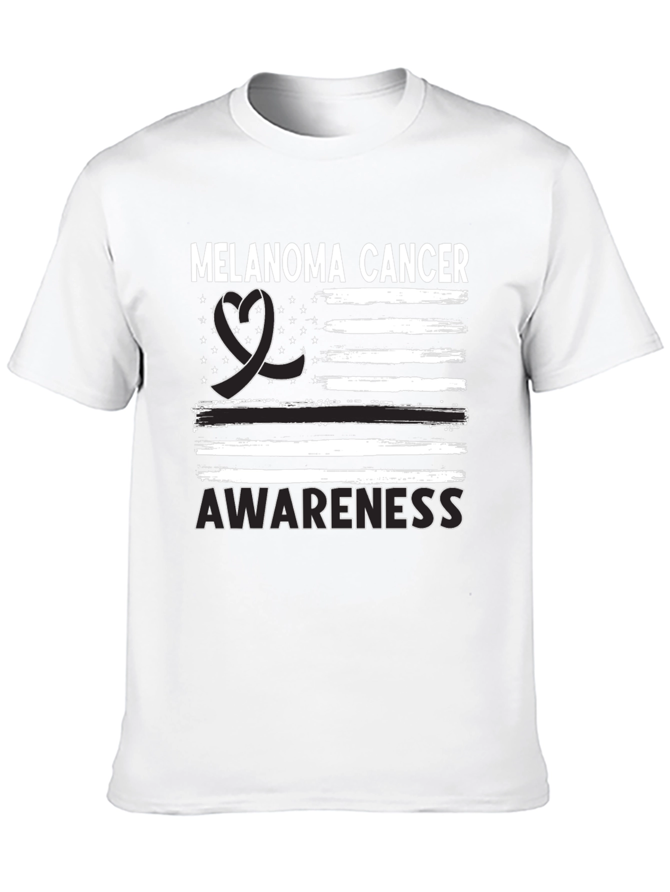 Melanoma Cancer Awareness Graphic Tee