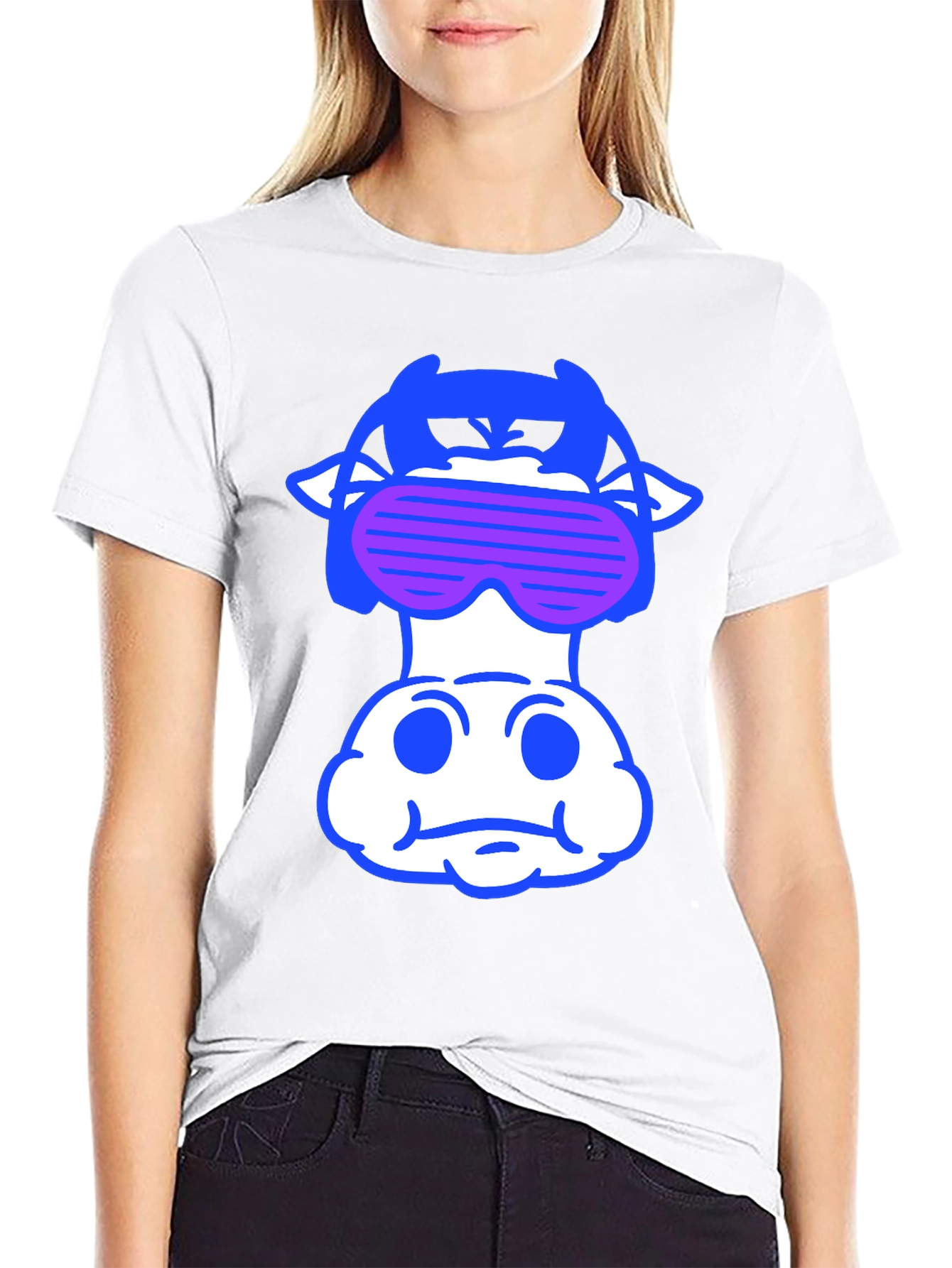 Cool Cow Tee - Black Graphic T-Shirt