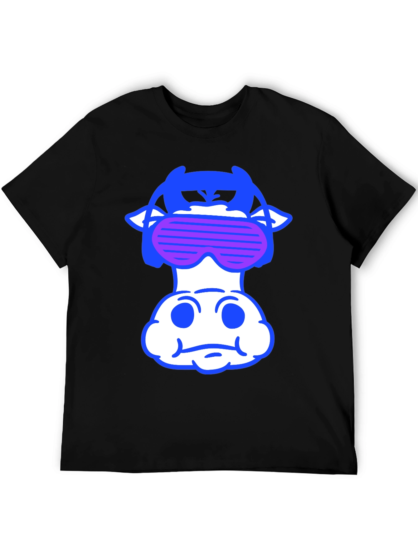Cool Cow Tee - Black Graphic T-Shirt