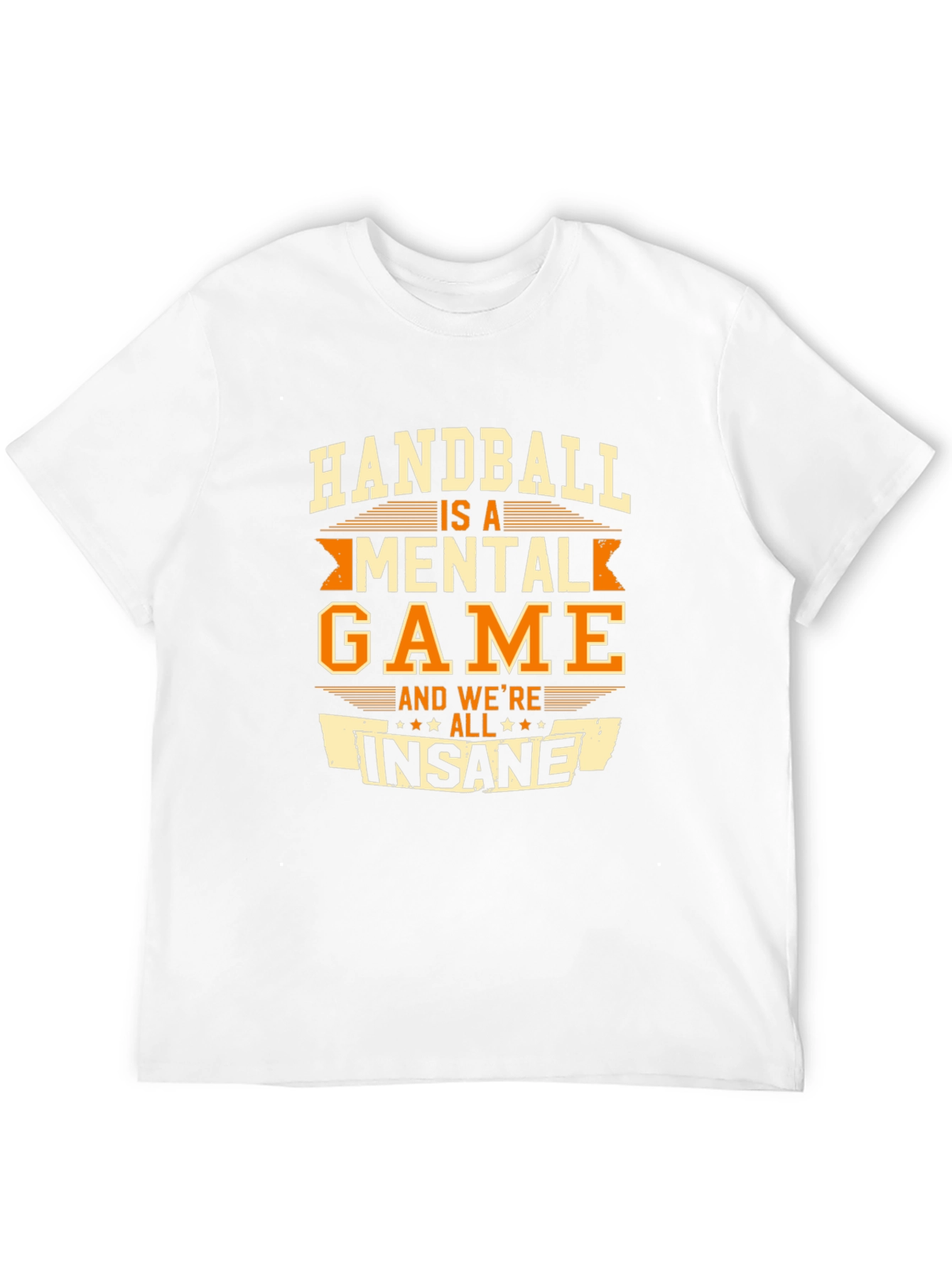 Handball Mental Game Black T-Shirt