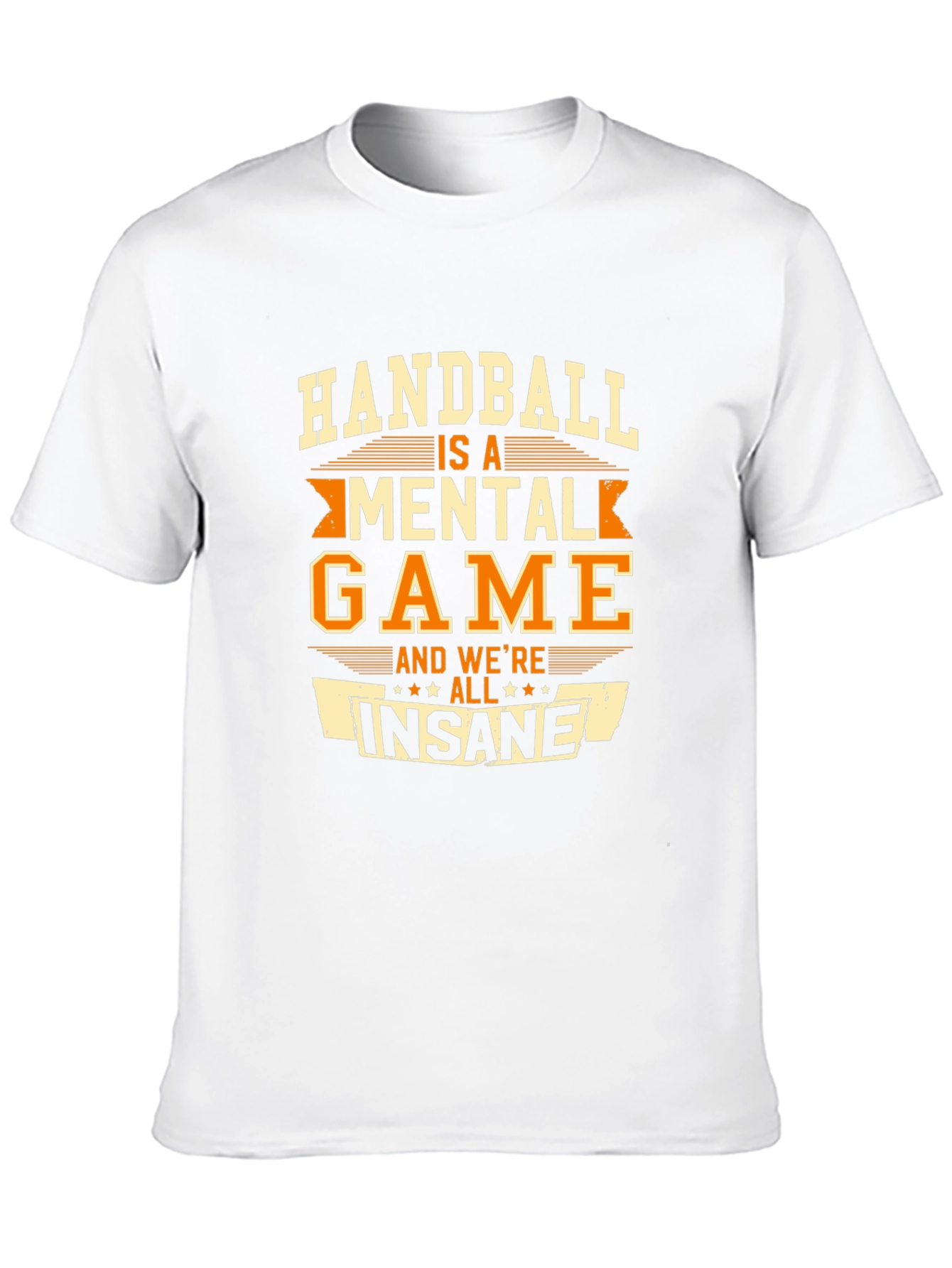 Handball Mental Game Black T-Shirt