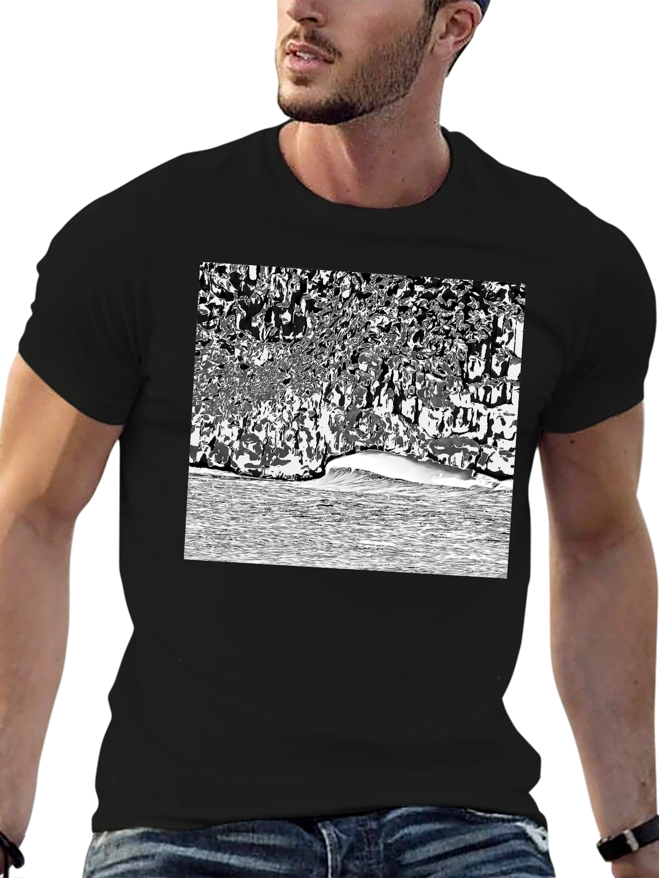 Ocean Wave Graphic T-Shirt