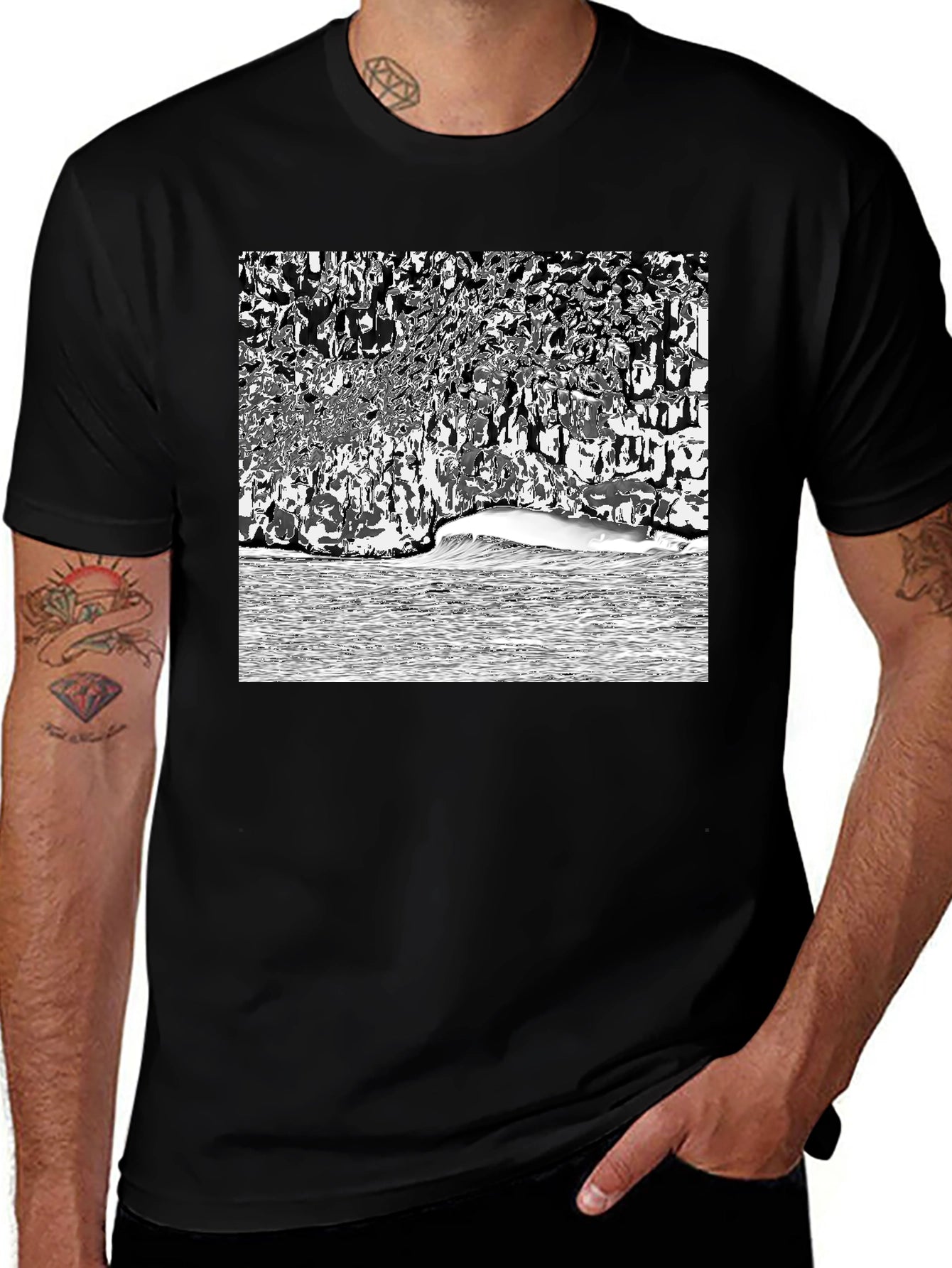 Ocean Wave Graphic T-Shirt