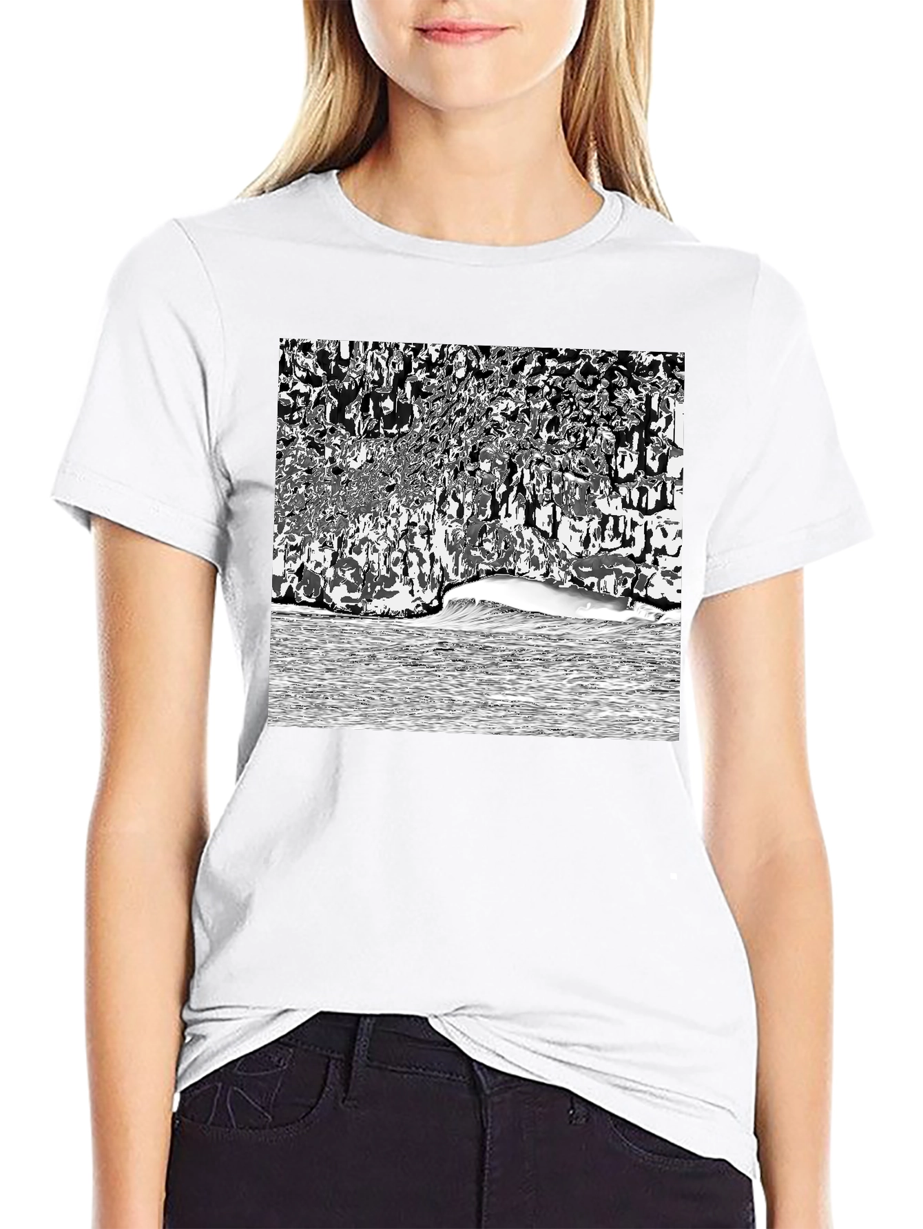 Ocean Wave Graphic T-Shirt