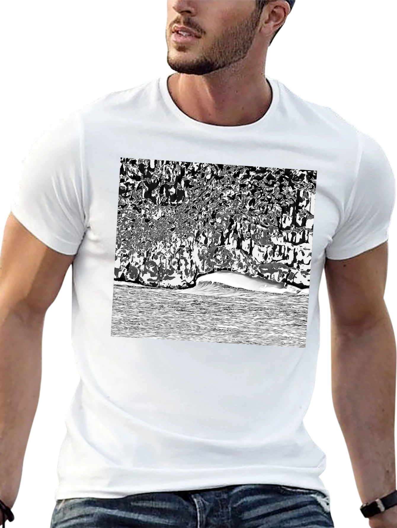 Ocean Wave Graphic T-Shirt