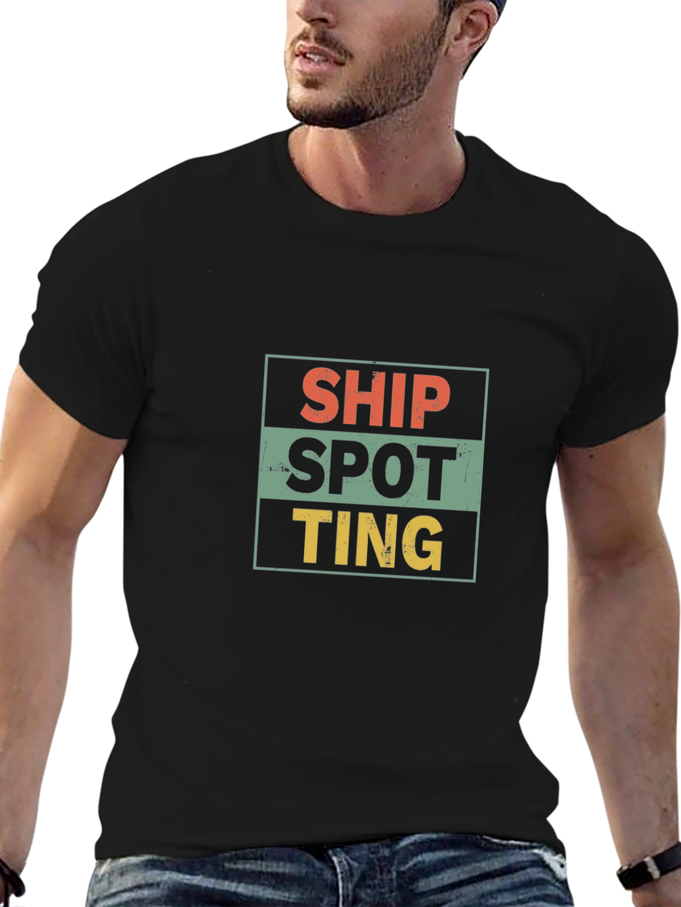 Ship Spotting Graphic T-Shirt