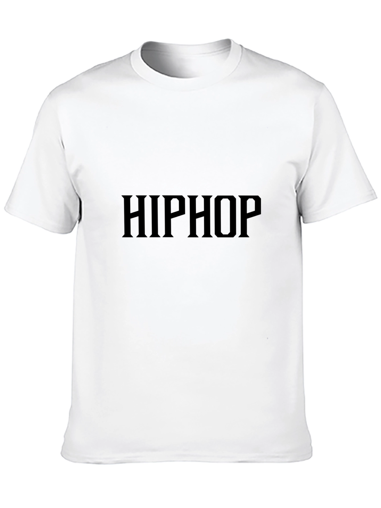 Hiphop Black Graphic Tee - Stylish Casual Wear