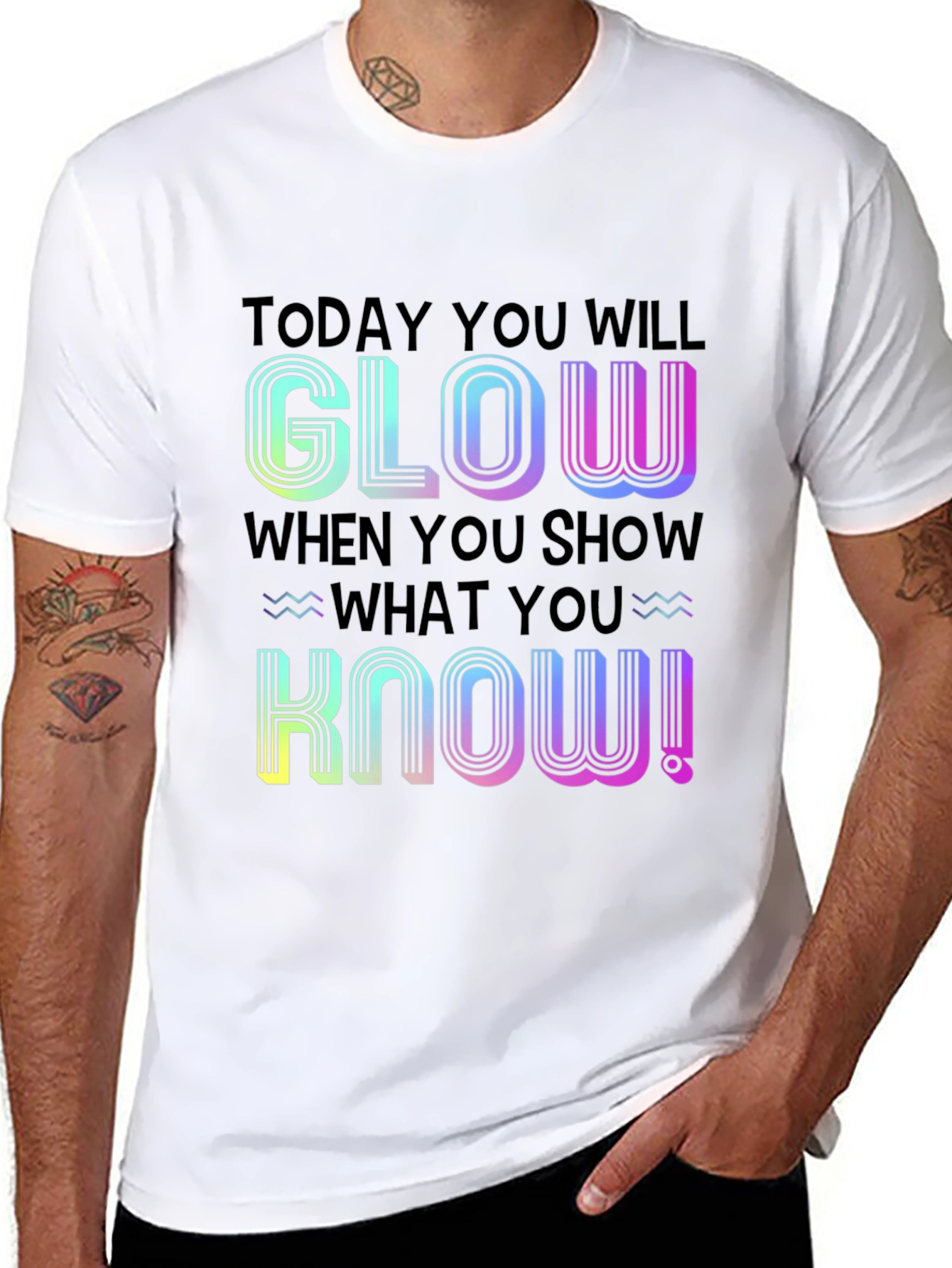 Glow When You Show What You Know T-Shirt