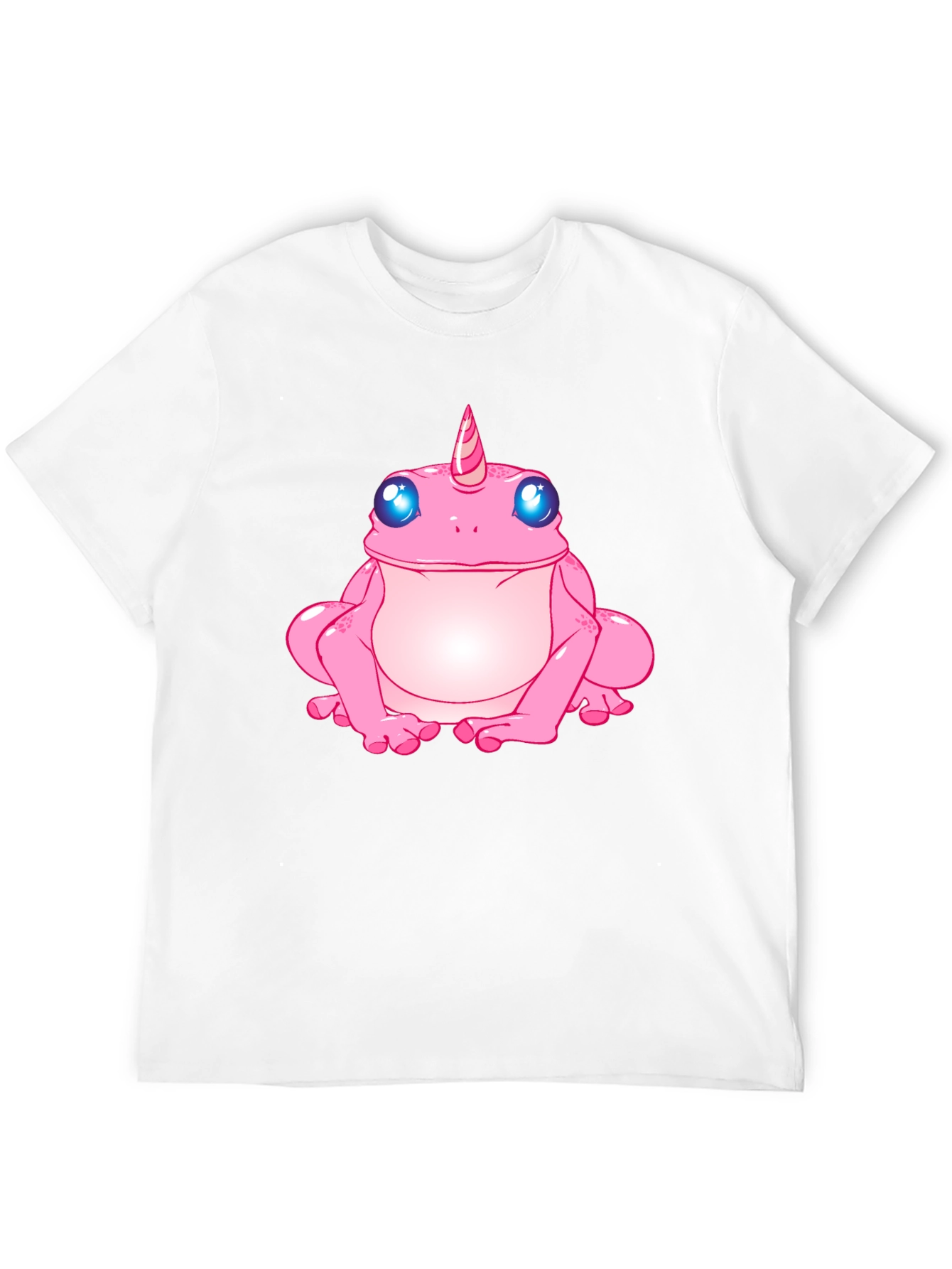 Unicorn Frog Graphic T-Shirt - Black