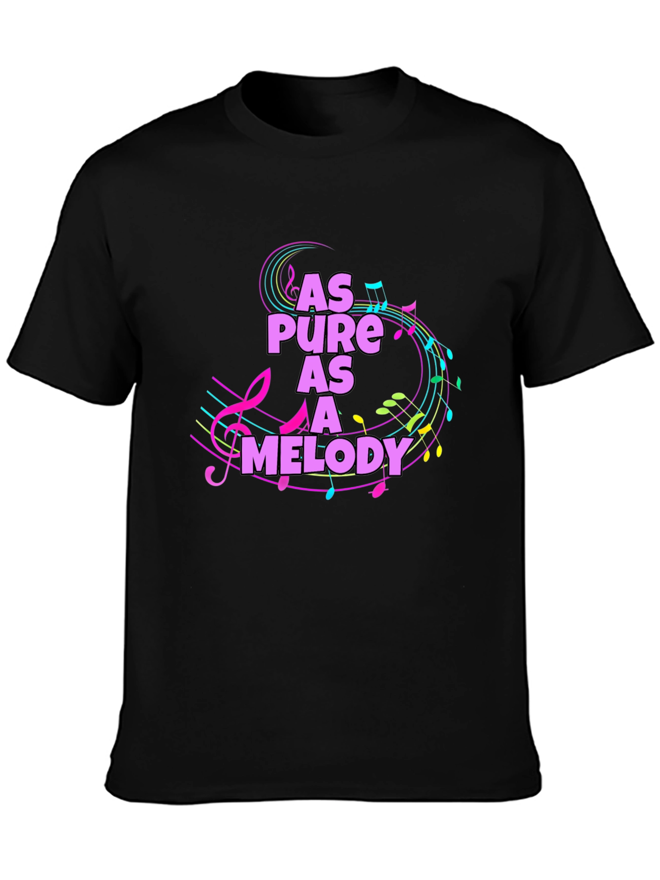 As Pure As A Melody Graphic T-Shirt