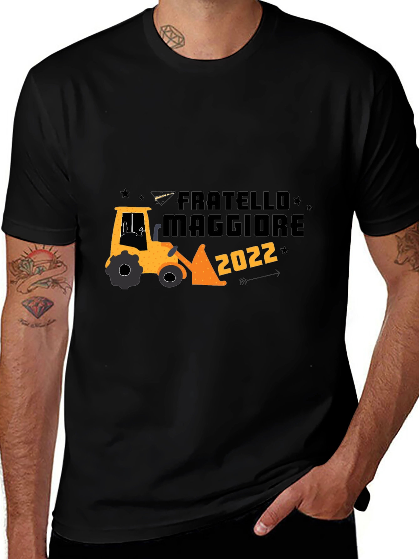 Fratello Maggiore 2022 Black T-Shirt