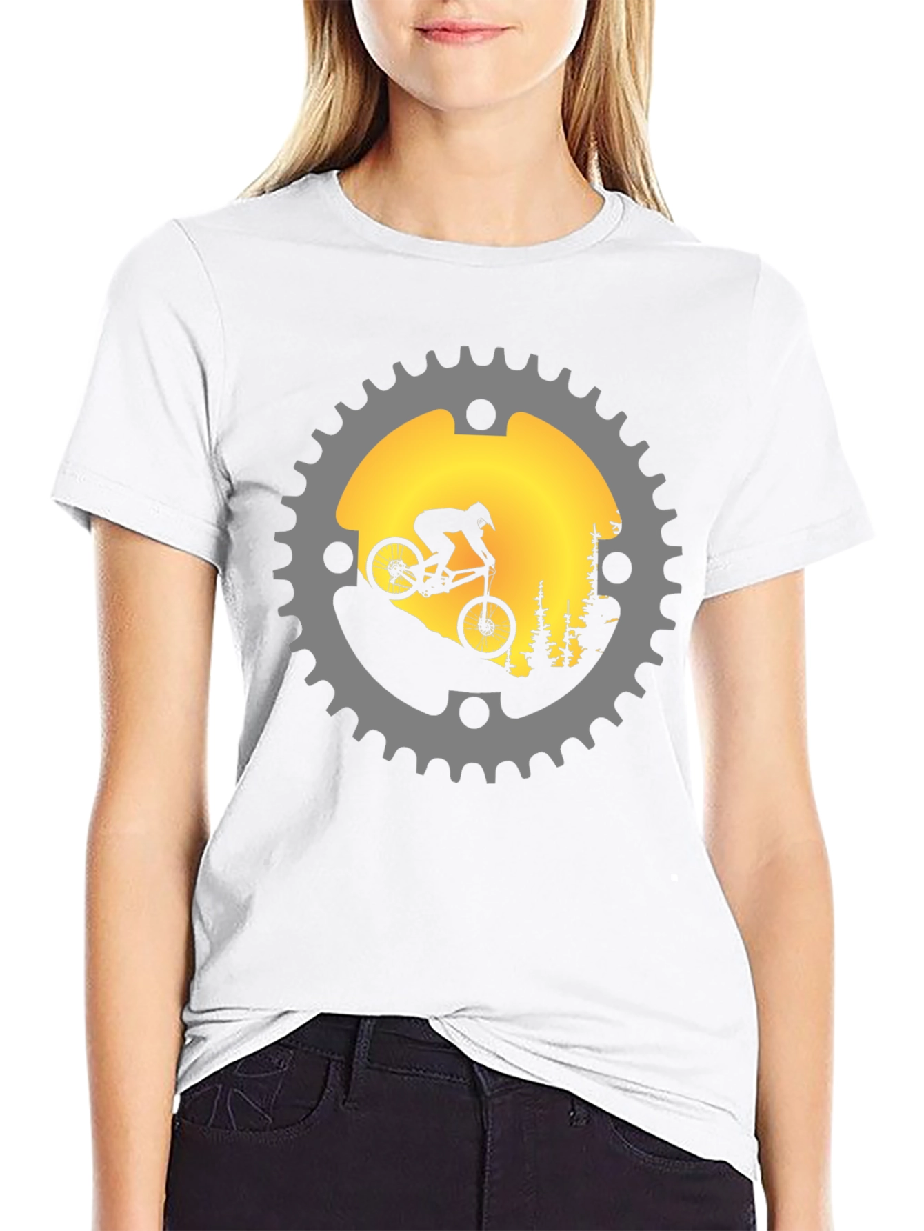 Mountain Biker Gear Graphic Tee