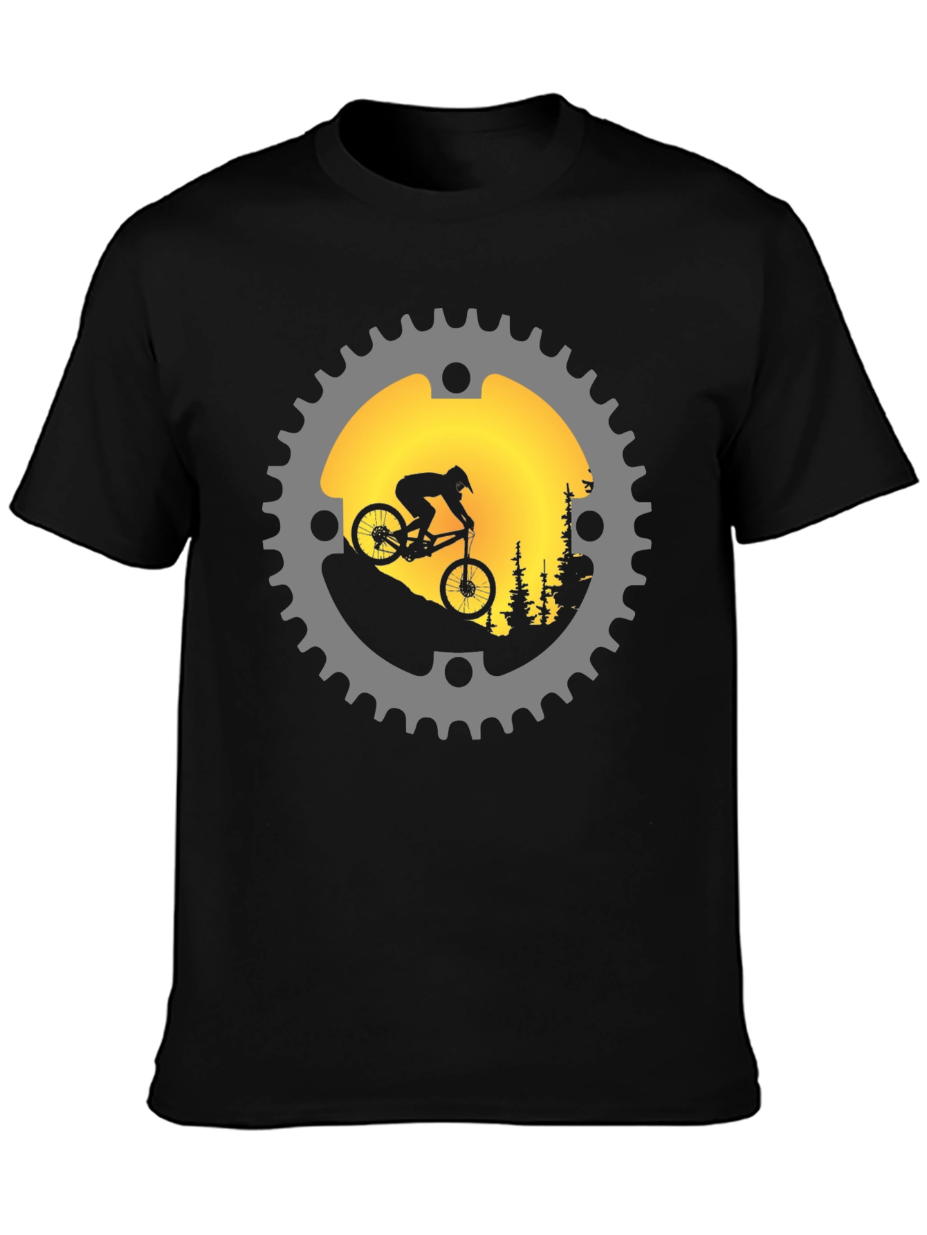 Mountain Biker Gear Graphic Tee