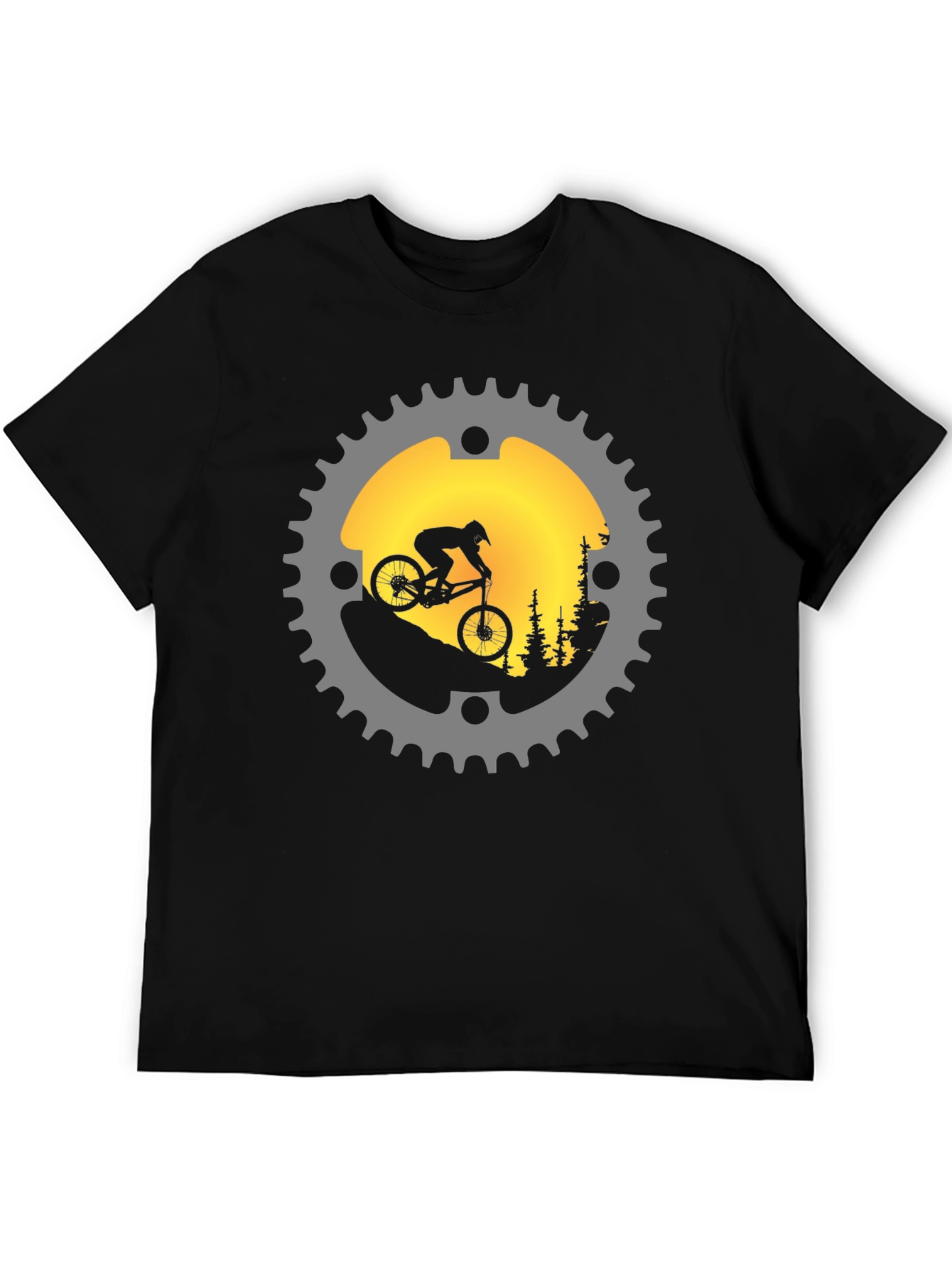 Mountain Biker Gear Graphic Tee