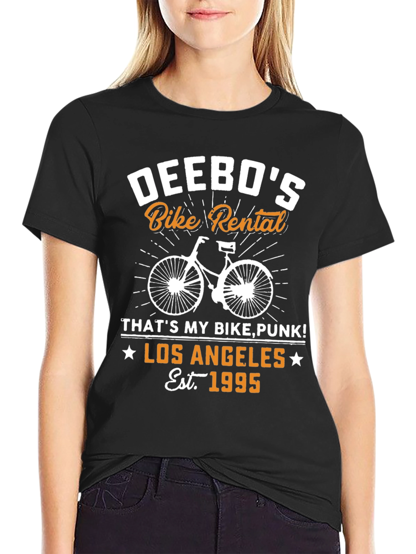 Deebos Bike Rental T-Shirt - Los Angeles 1995