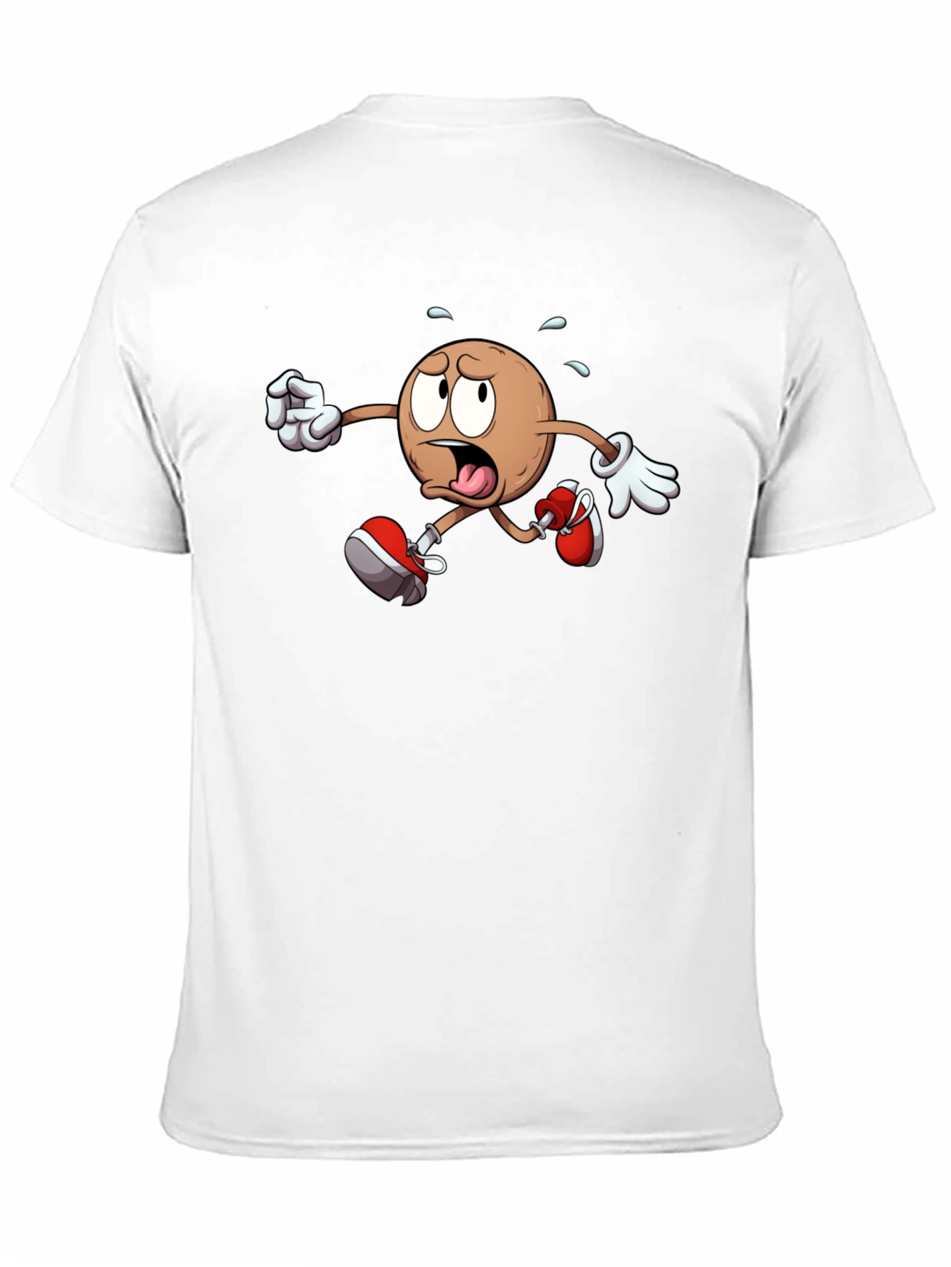 Funny Running Cartoon T-Shirt