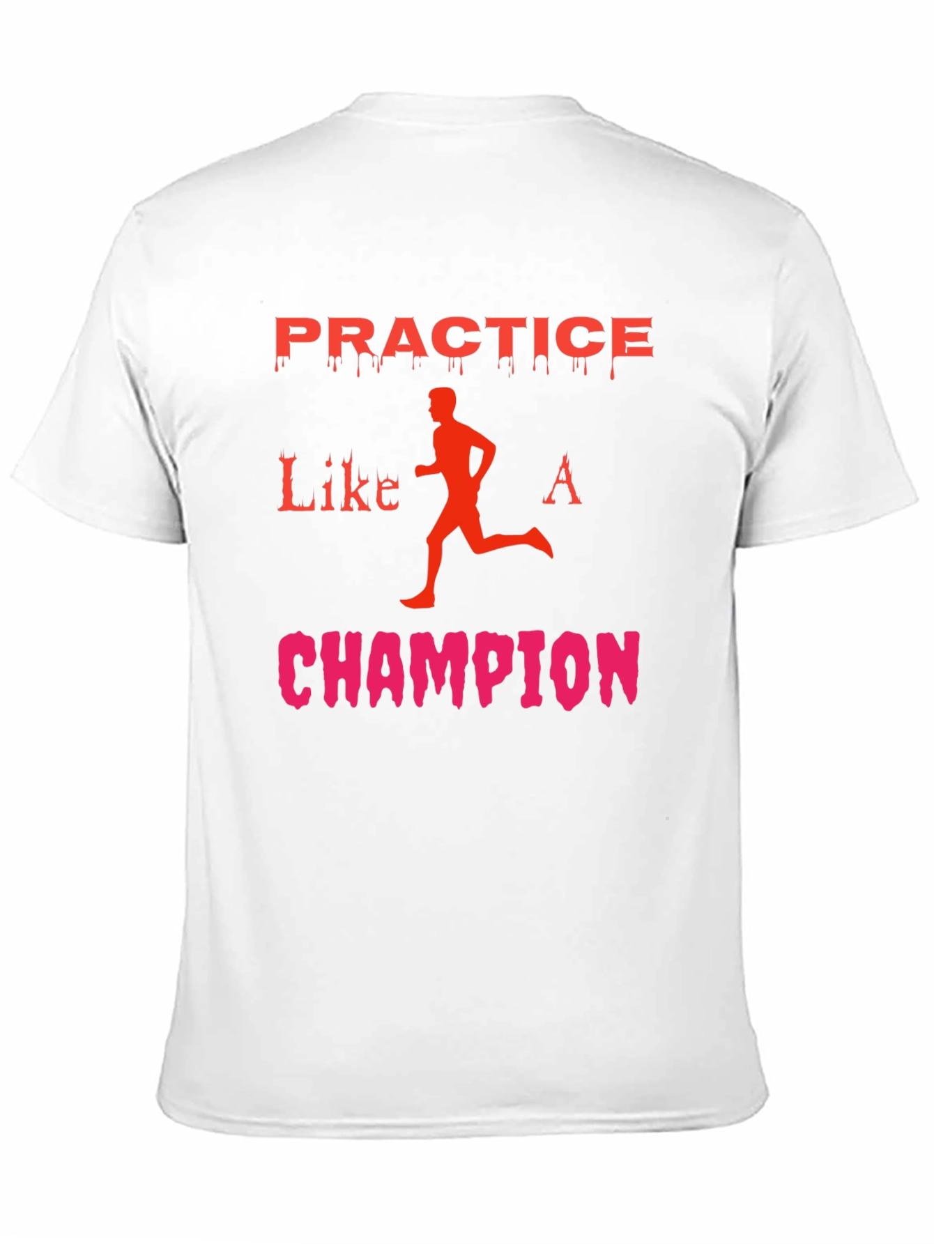 Practice Like a Champion Black Graphic Tee
