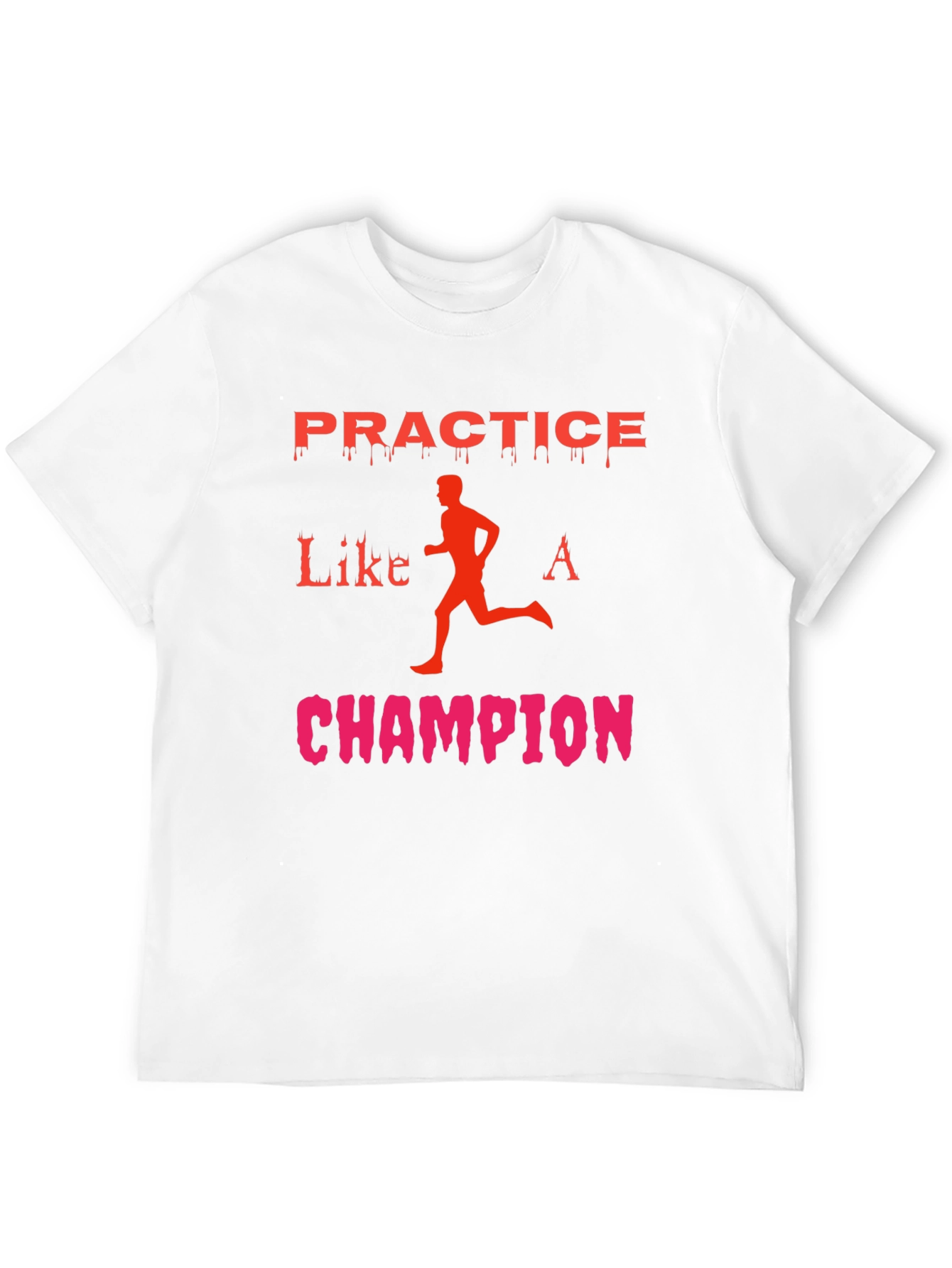 Practice Like a Champion Black Graphic Tee