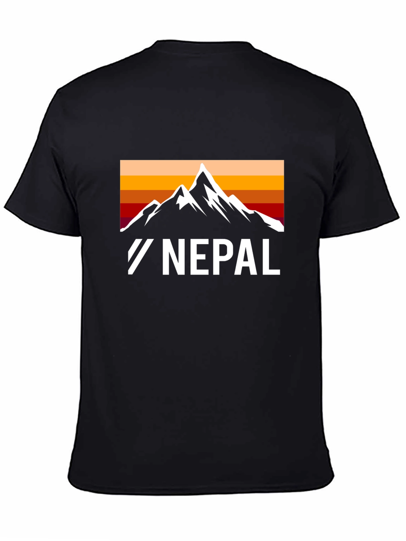 Nepal Mountain Graphic T-Shirt