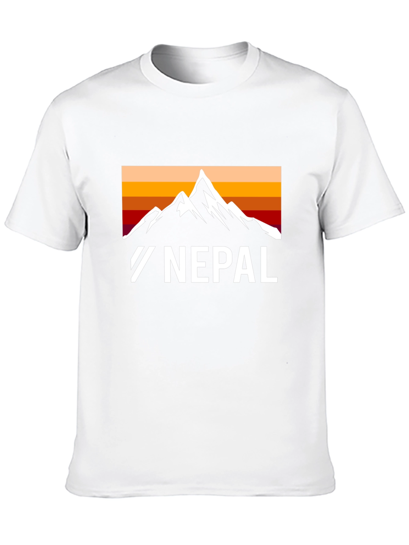Nepal Mountain Graphic T-Shirt
