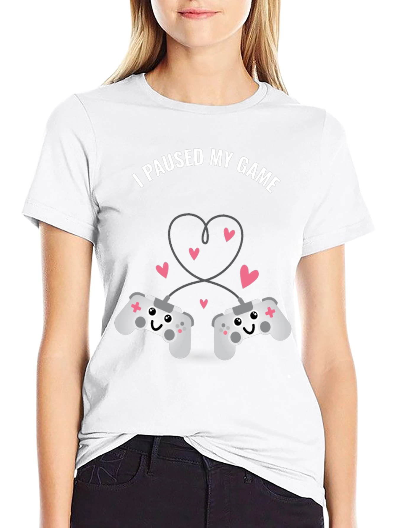 I Paused My Game T-Shirt - Gamer Love