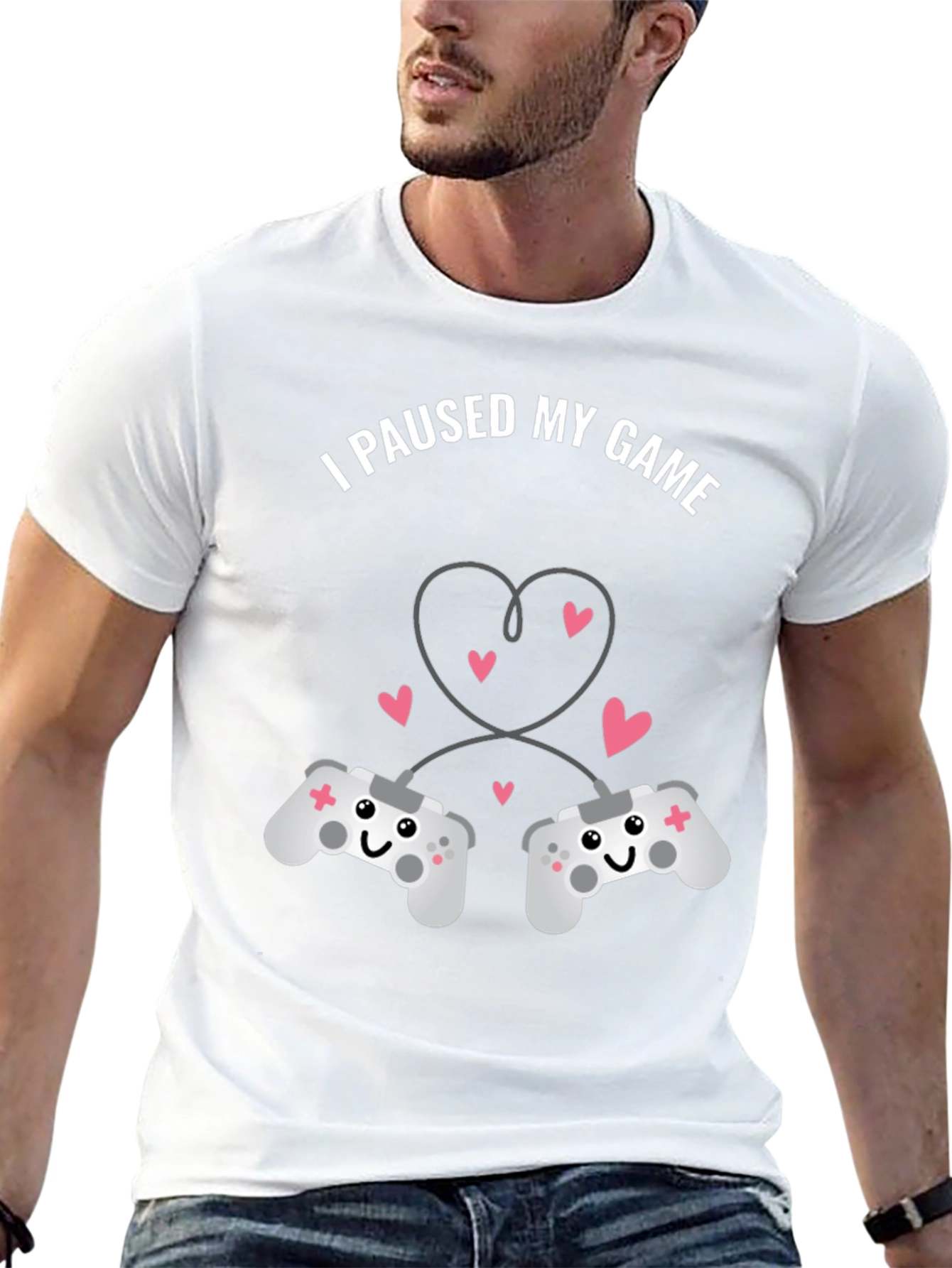 I Paused My Game T-Shirt - Gamer Love