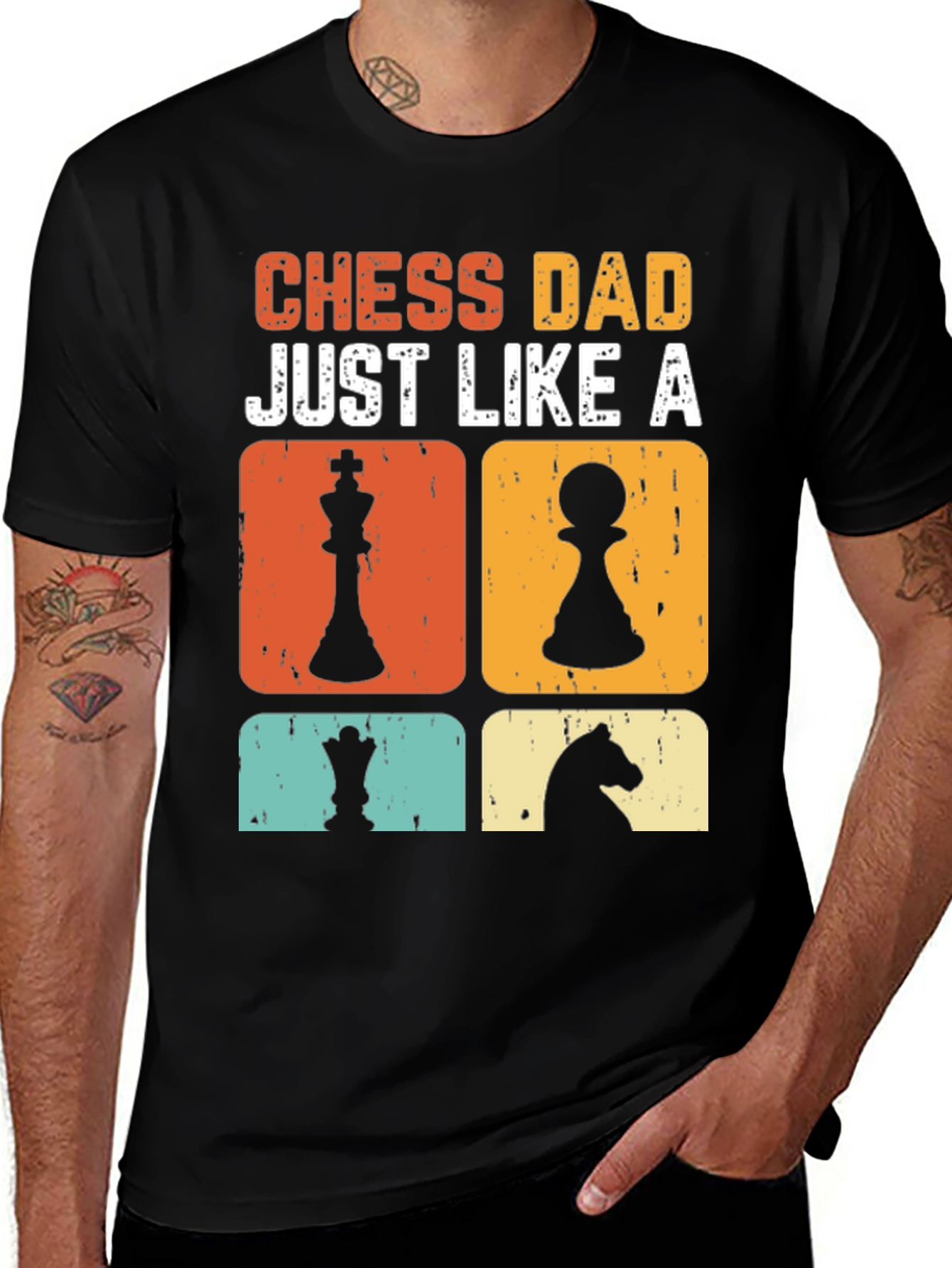 Chess Dad Graphic T-Shirt