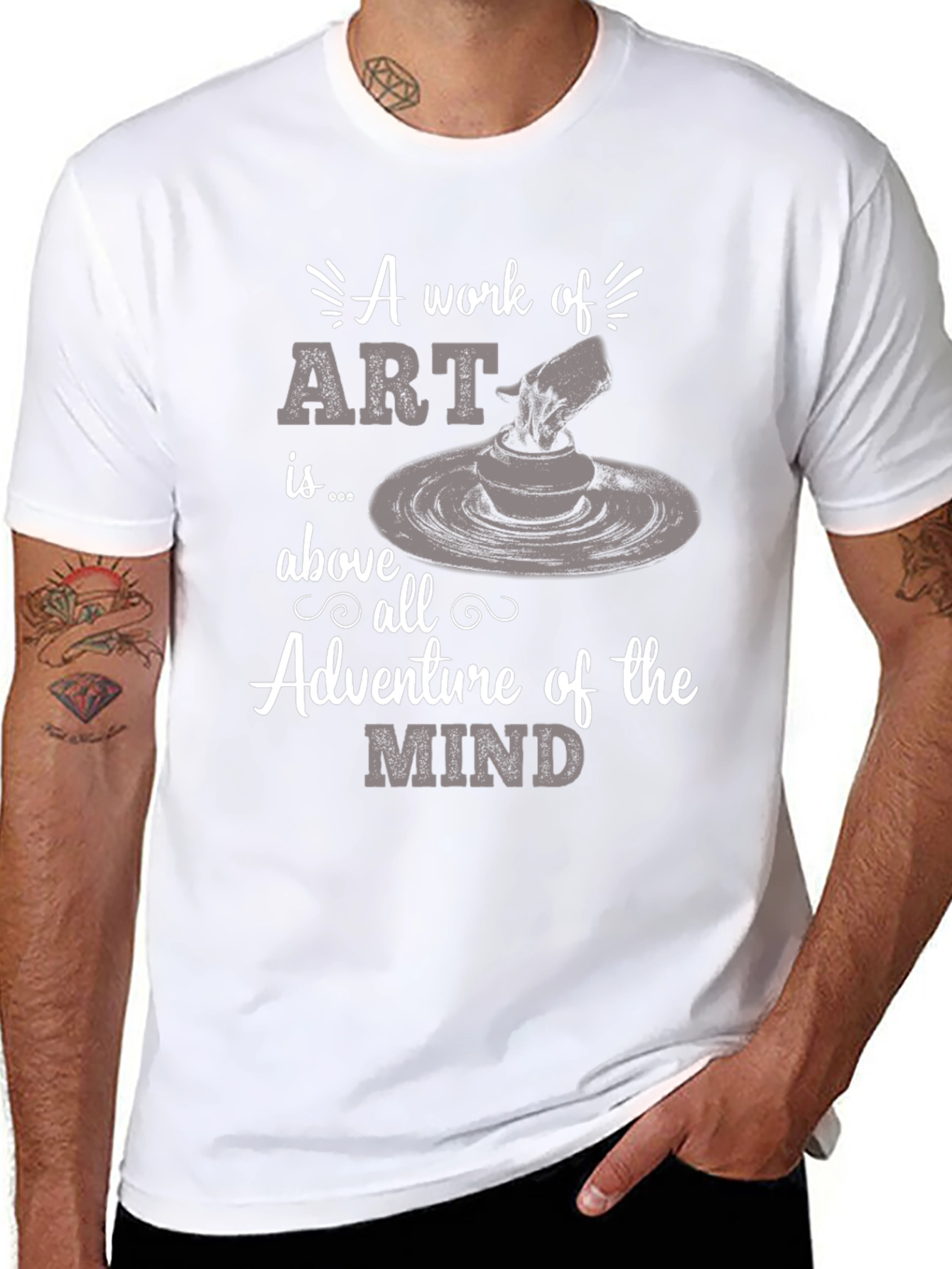 Art Adventure Mind T-Shirt - Artistic Expression Tee