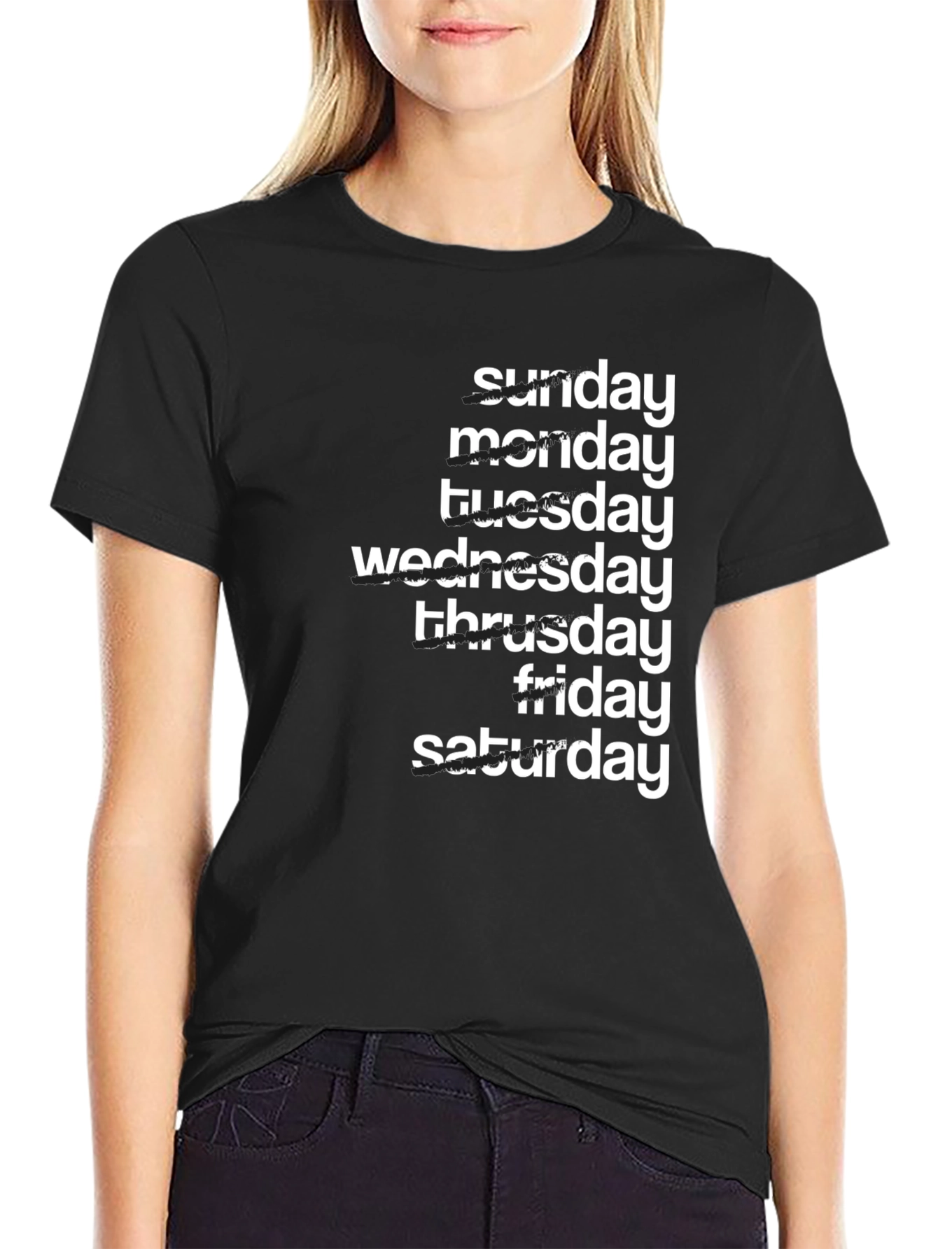 Days of the Week Graphic Tee