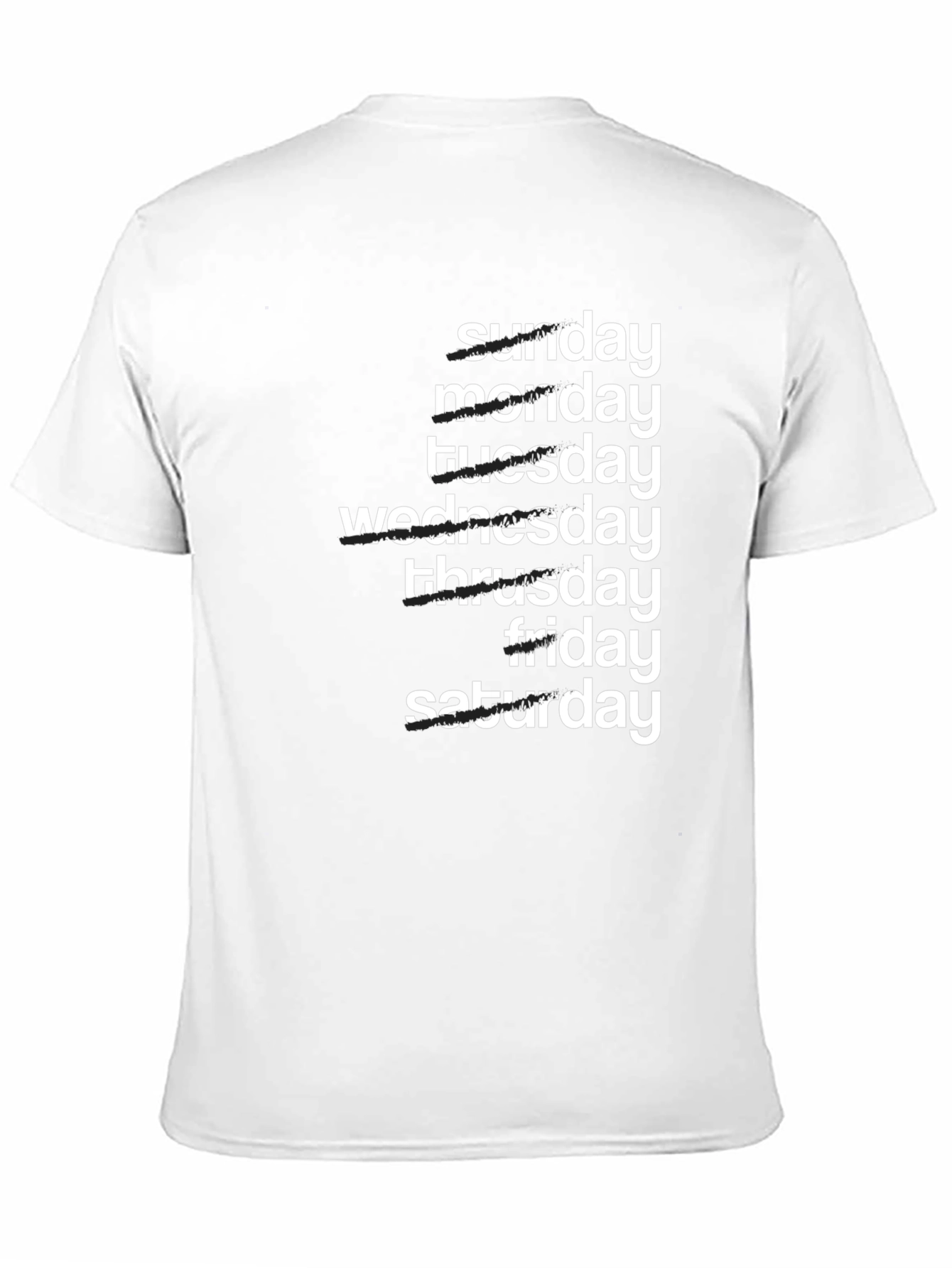 Days of the Week Graphic Tee