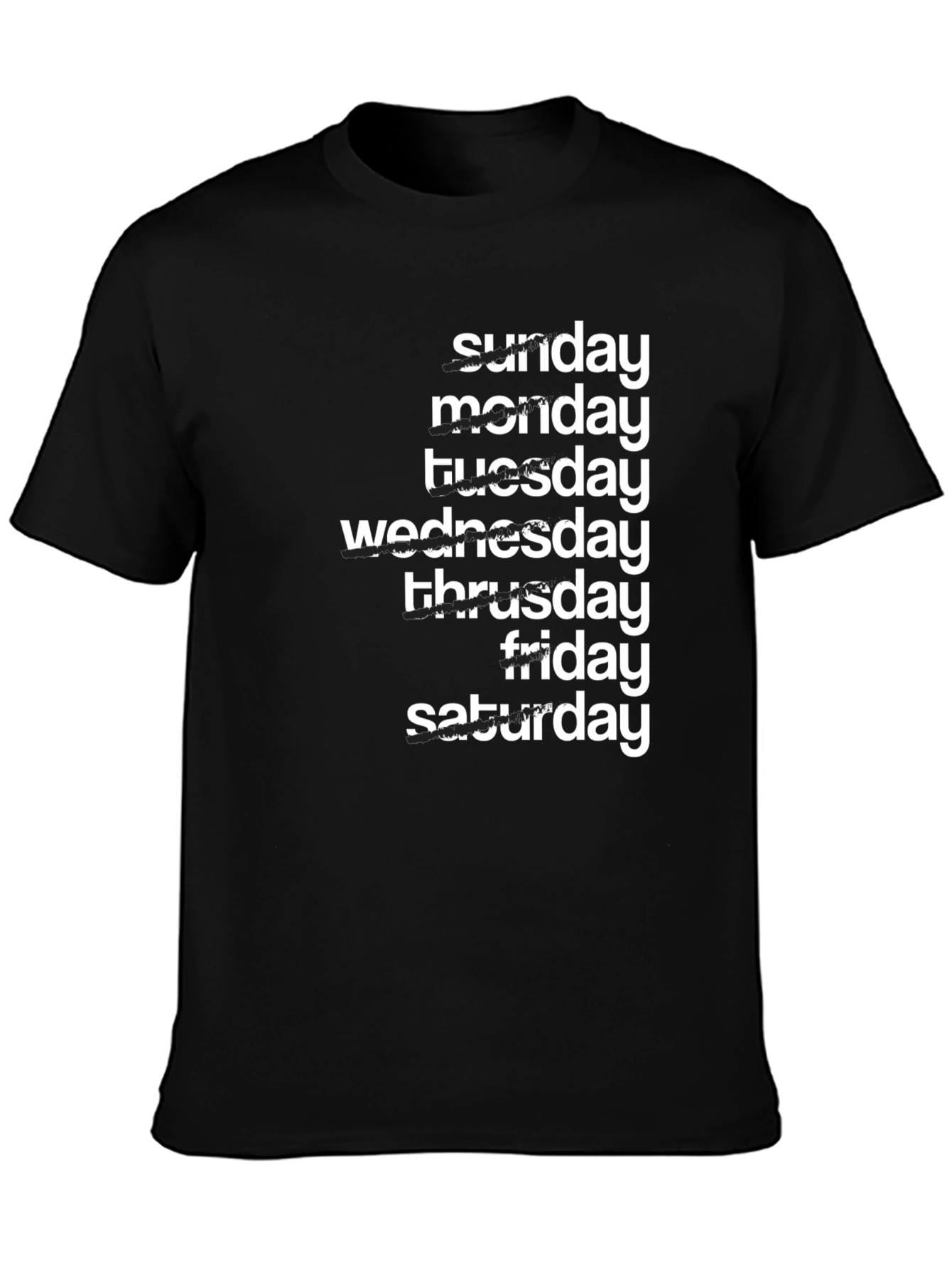 Days of the Week Graphic Tee