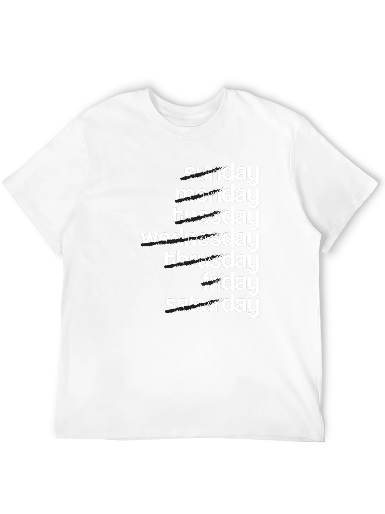 Days of the Week Graphic Tee