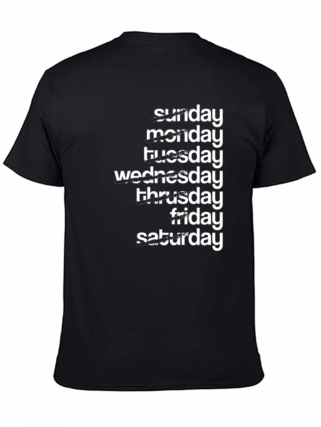 Days of the Week Graphic Tee