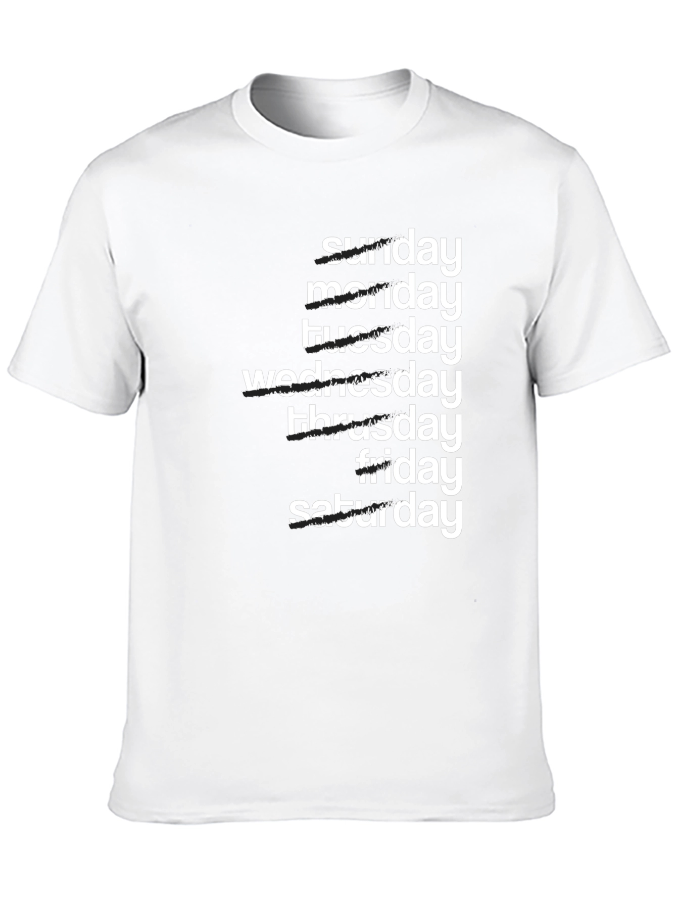 Days of the Week Graphic Tee
