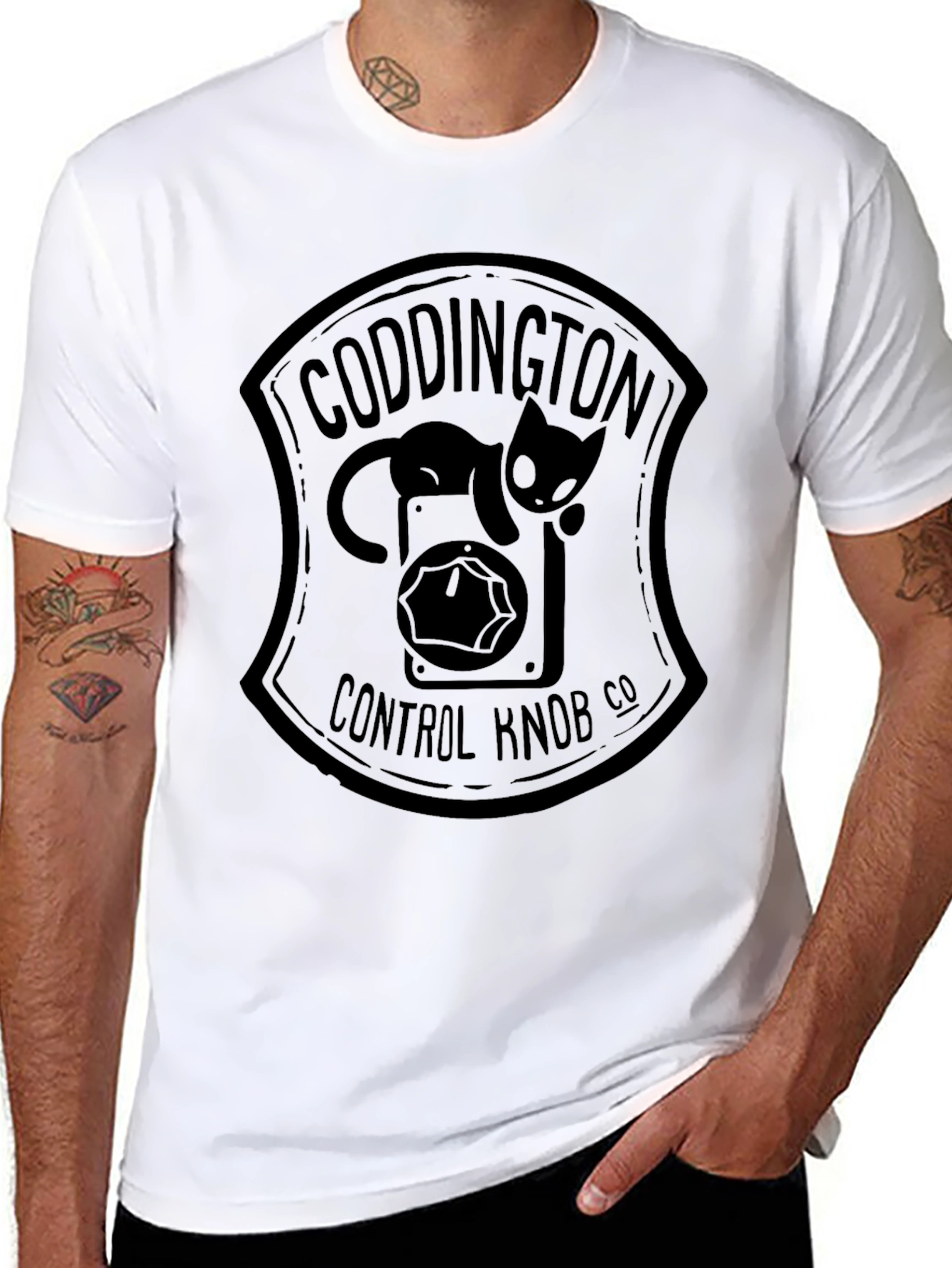 Coddington Control Knob Co. T-Shirt - Cat Design