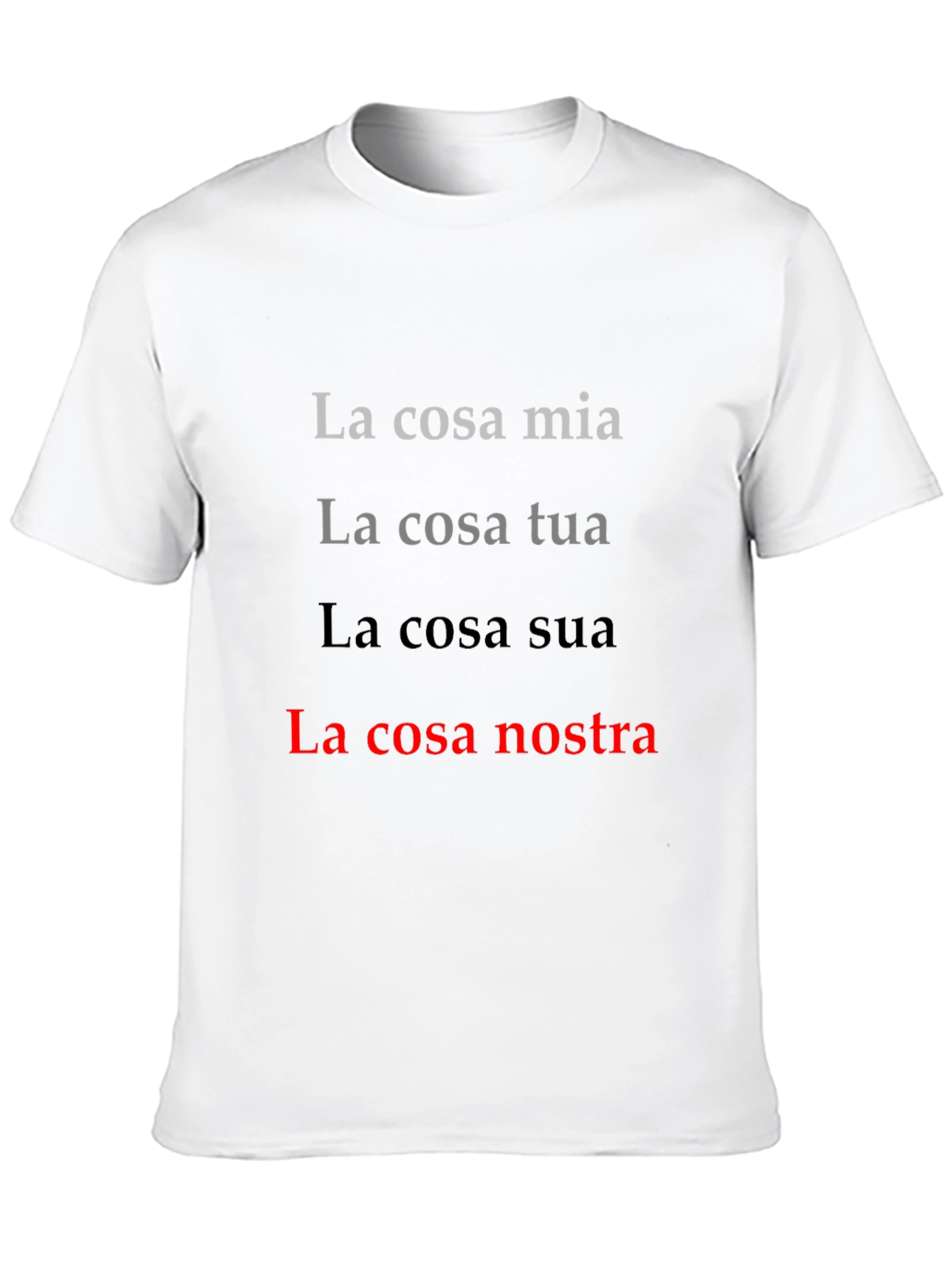 La Cosa Nostra T-Shirt - Italian Mafia Inspired