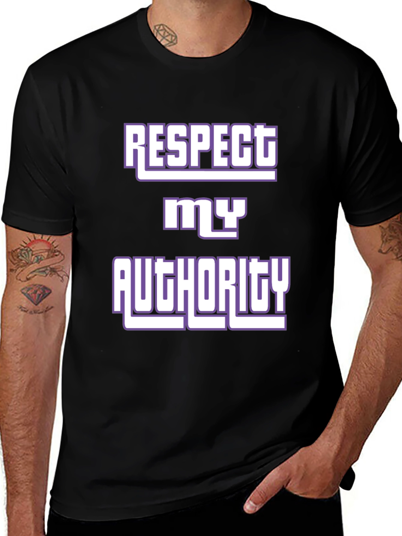 Respect My Authority Graphic T-Shirt