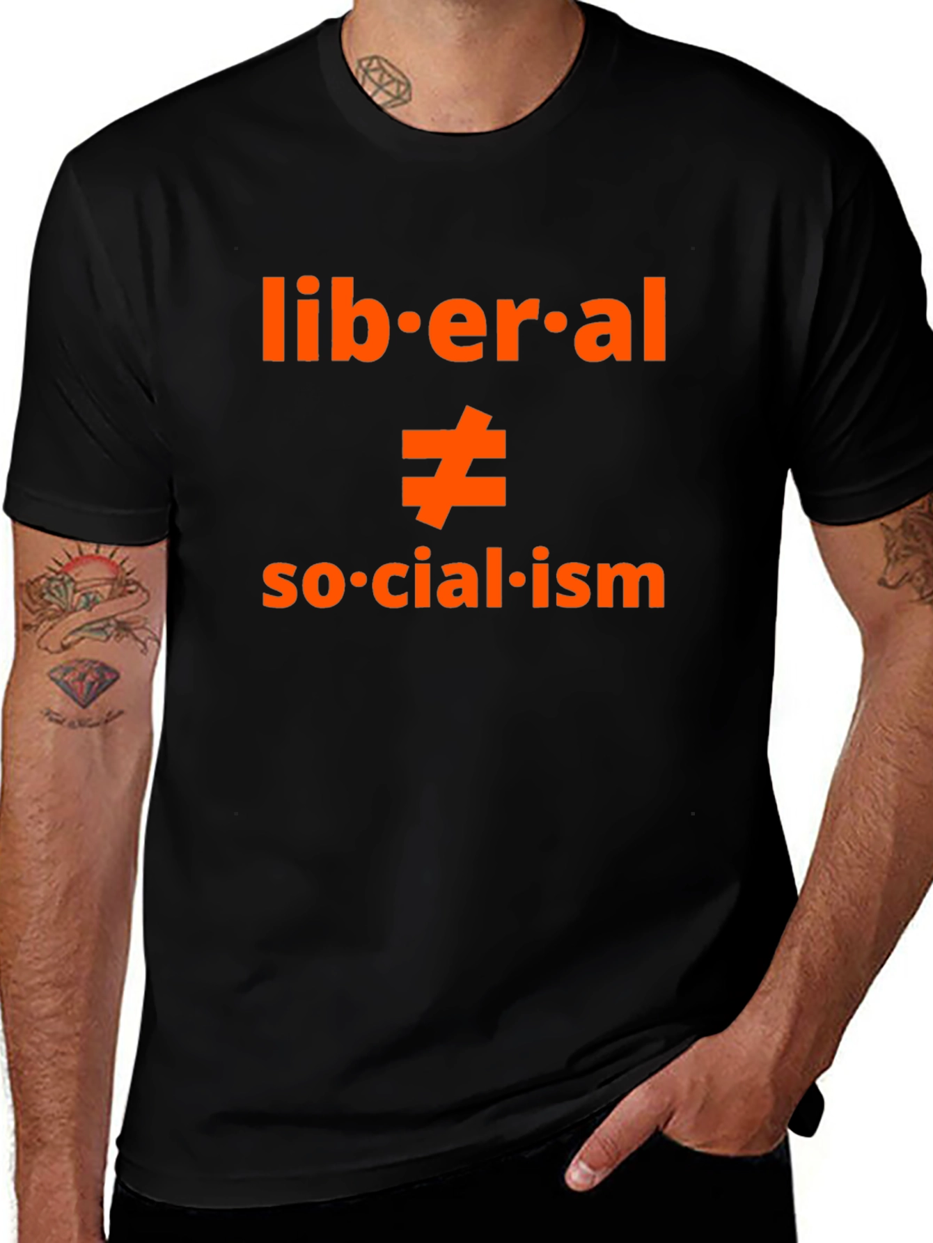 Liberal Not Equal to Socialism T-Shirt