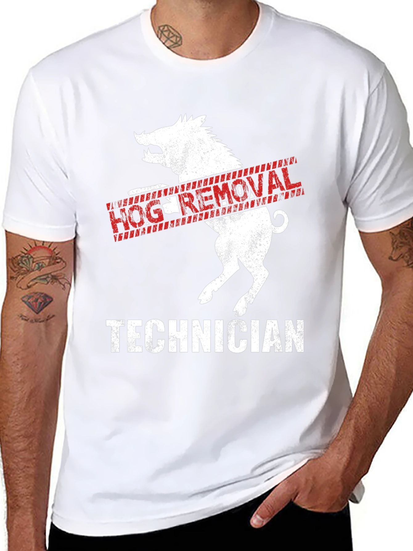 Hog Removal Technician Graphic Tee