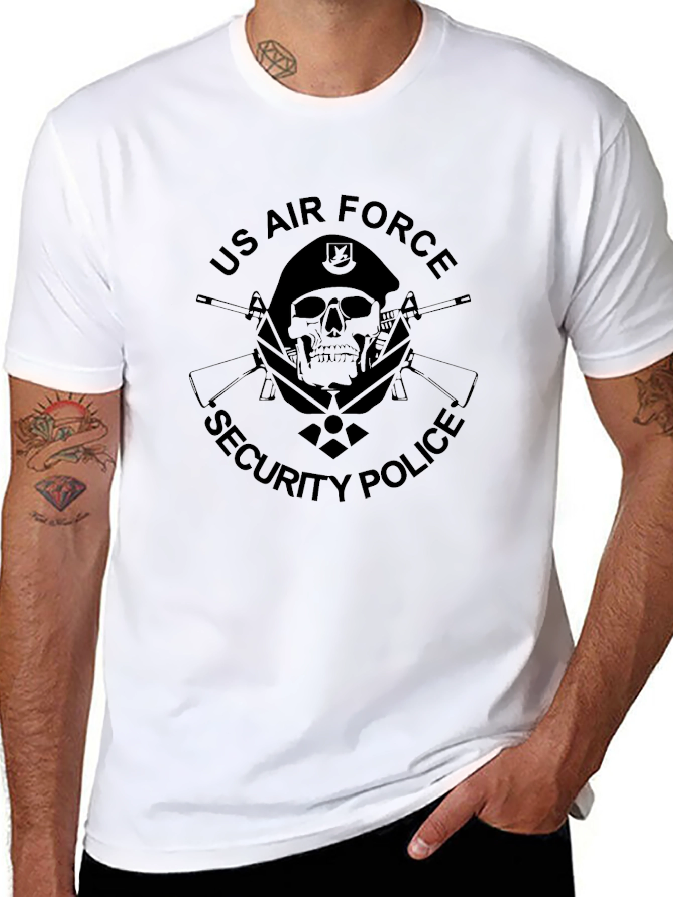 US Air Force Security Police Graphic T-Shirt